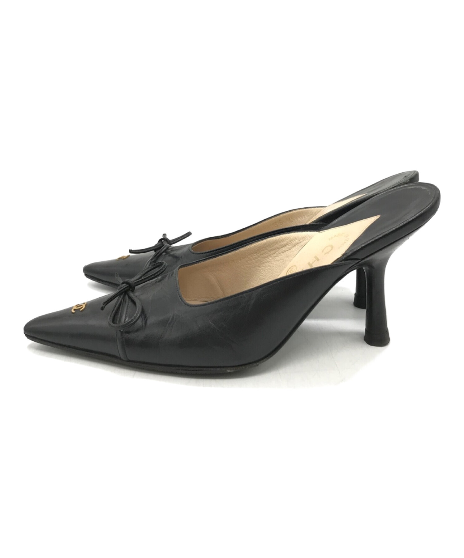 CHANEL シャネル パンプス ミュール シャネルCHANEL パンプスヒールミュール