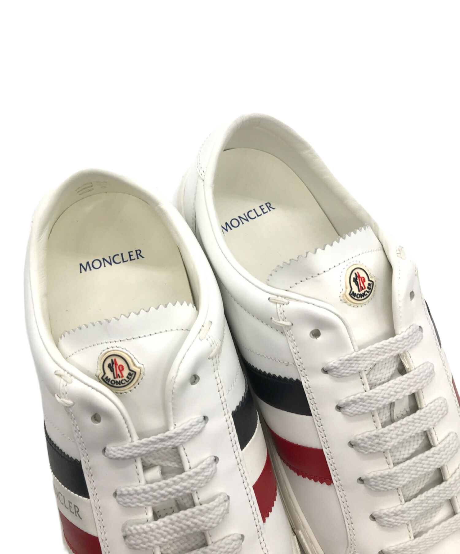 中古・古着通販】MONCLER (モンクレール) new monaco scarpa ホワイト  