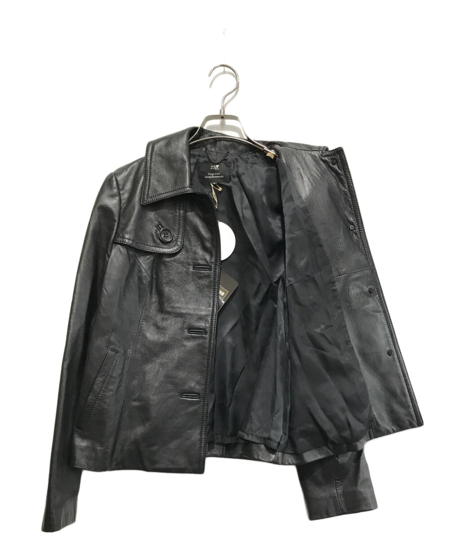 ラム革シングルライダースジャケット UNISEX》Lamb leather Prime-Over