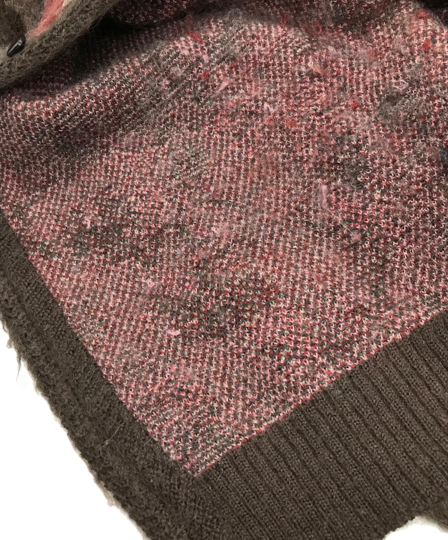 Needles(ニードルズ) / 22AW/Mohair Cardigan/Rose/XS/モヘア/ブラウン 