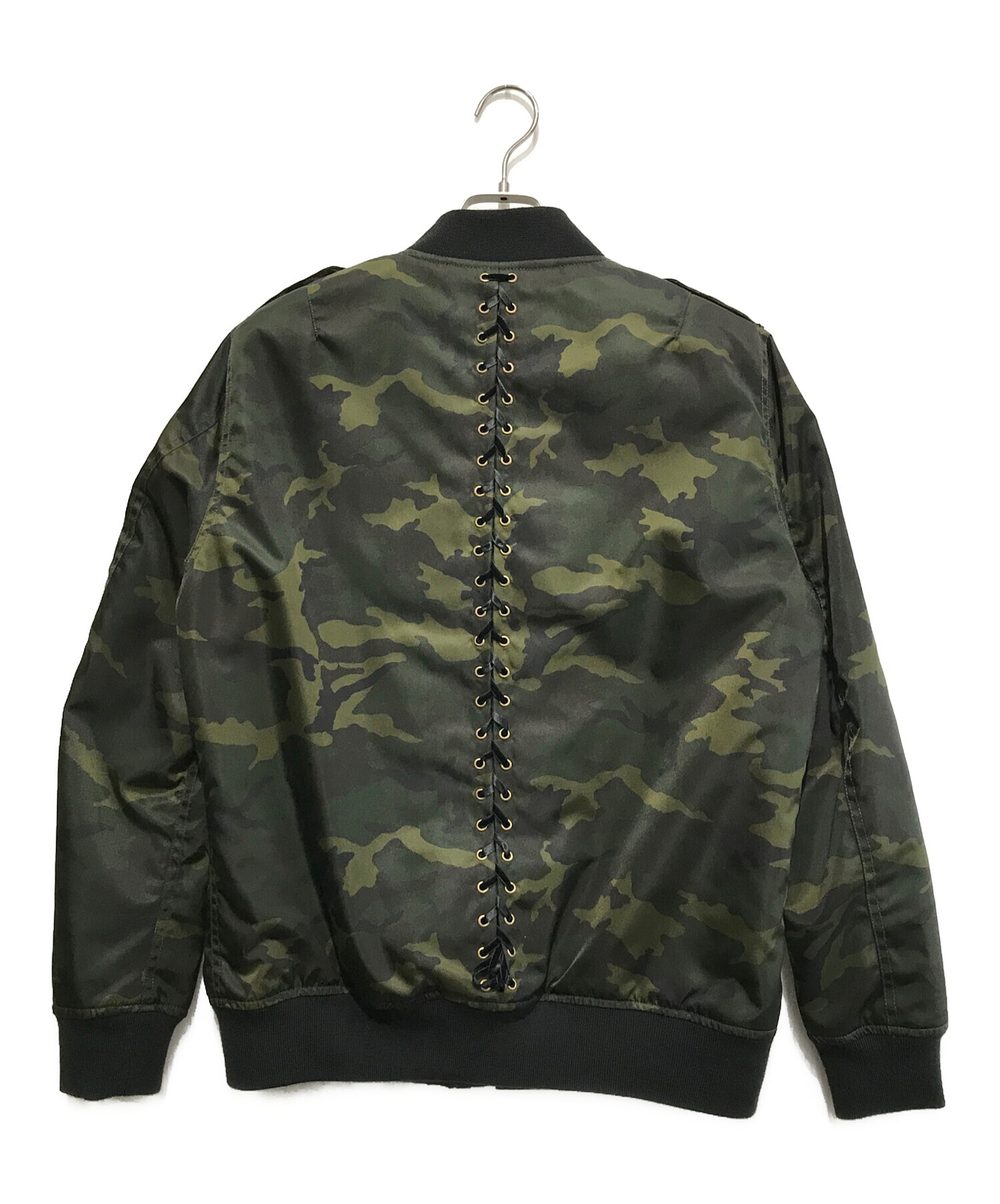 中古・古着通販】RUSSELUNO (ラッセルノ) MA-1ジャケット グリーン  