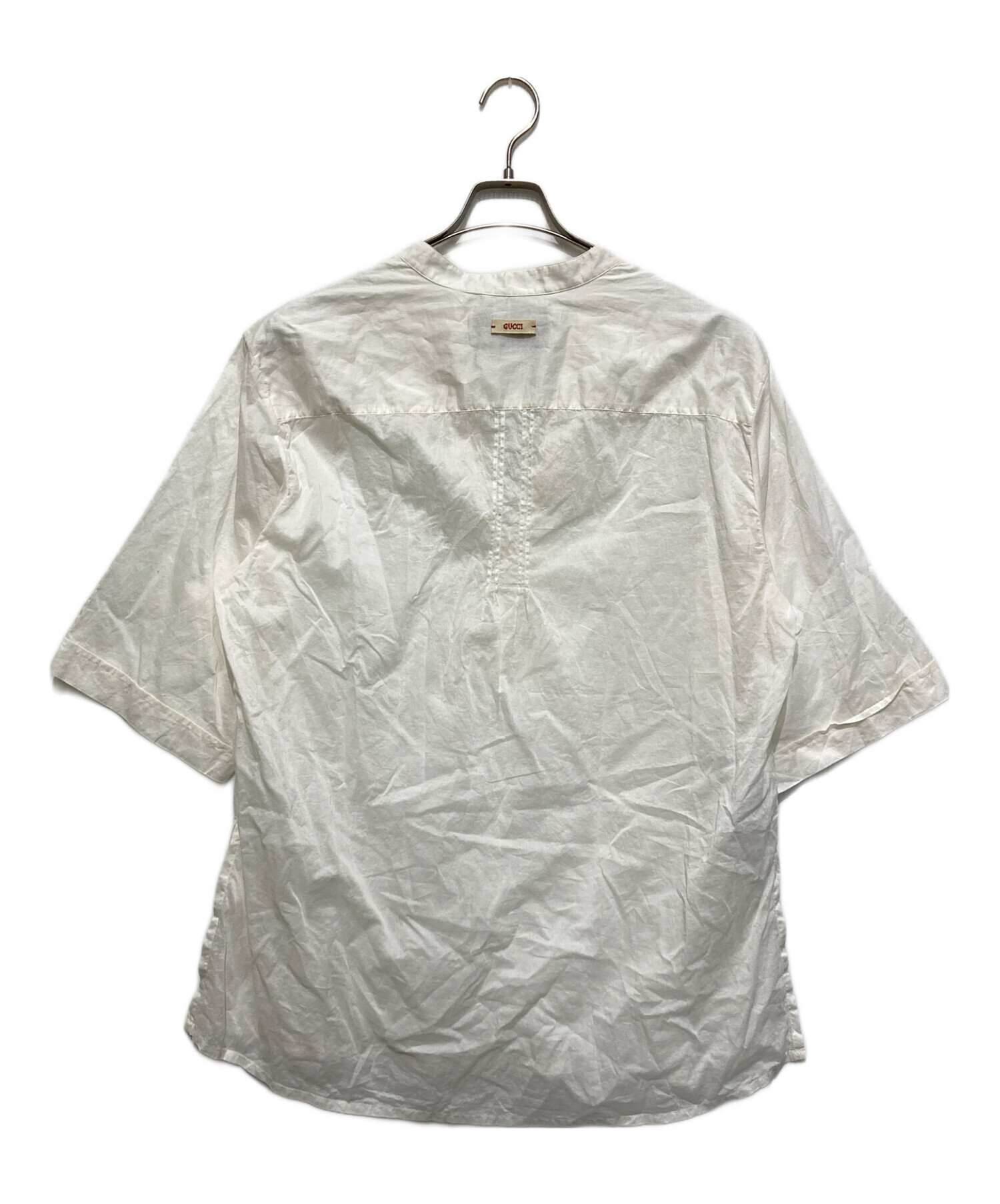 中古・古着通販】GUCCI (グッチ) コットンチュニックヘンリーネック 