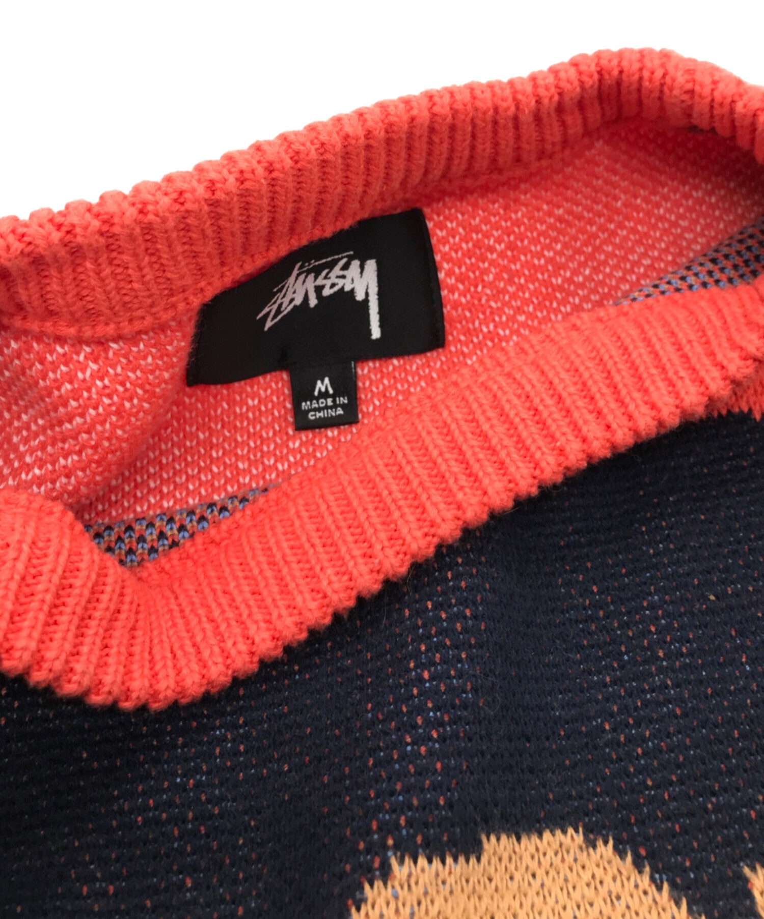 中古・古着通販】stussy (ステューシー) Bob marley sweater オレンジ 