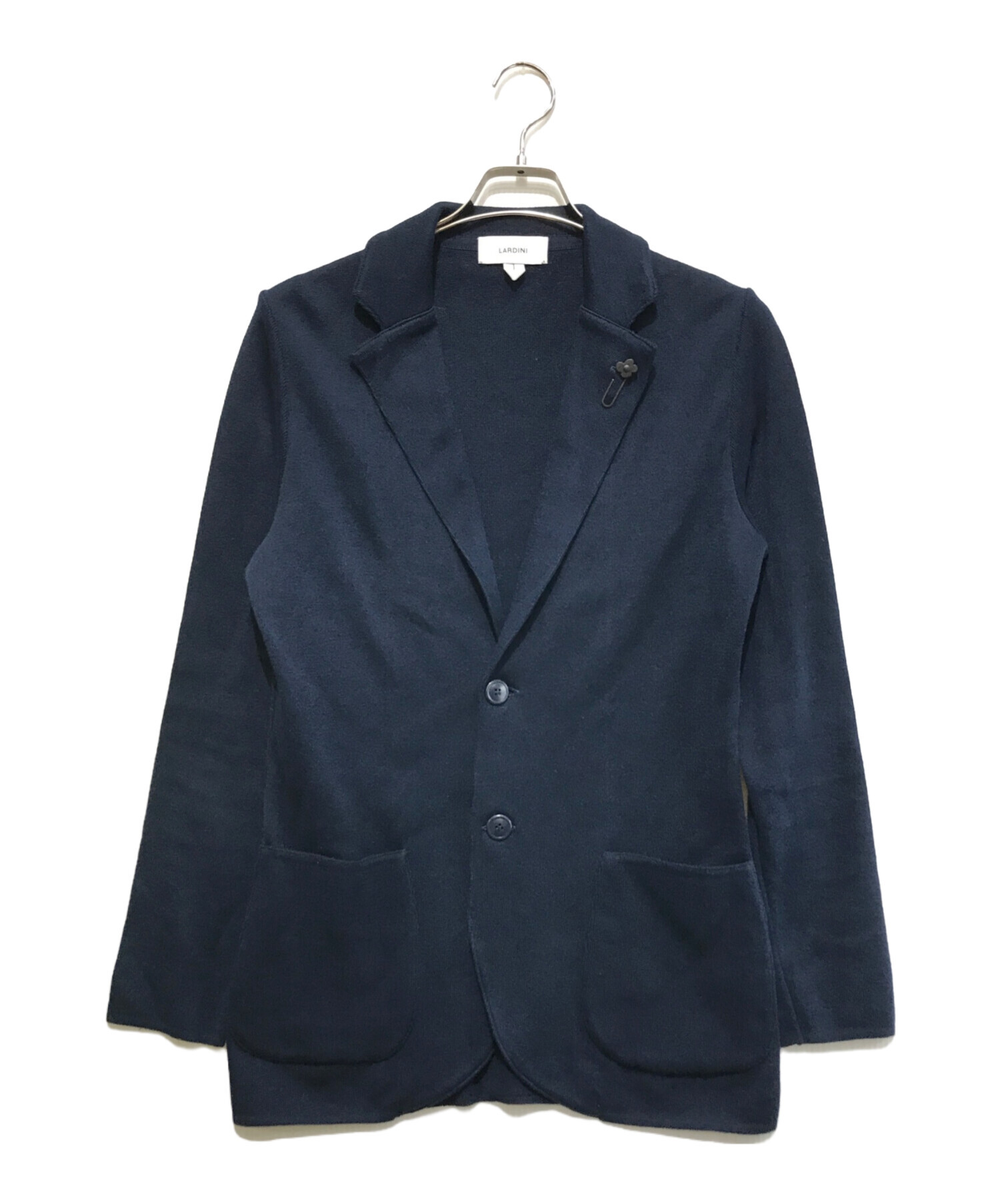 ラルディーニニットジャケットコットンネイビーXS ラルディーニニットジャケットコットンネイビーXS