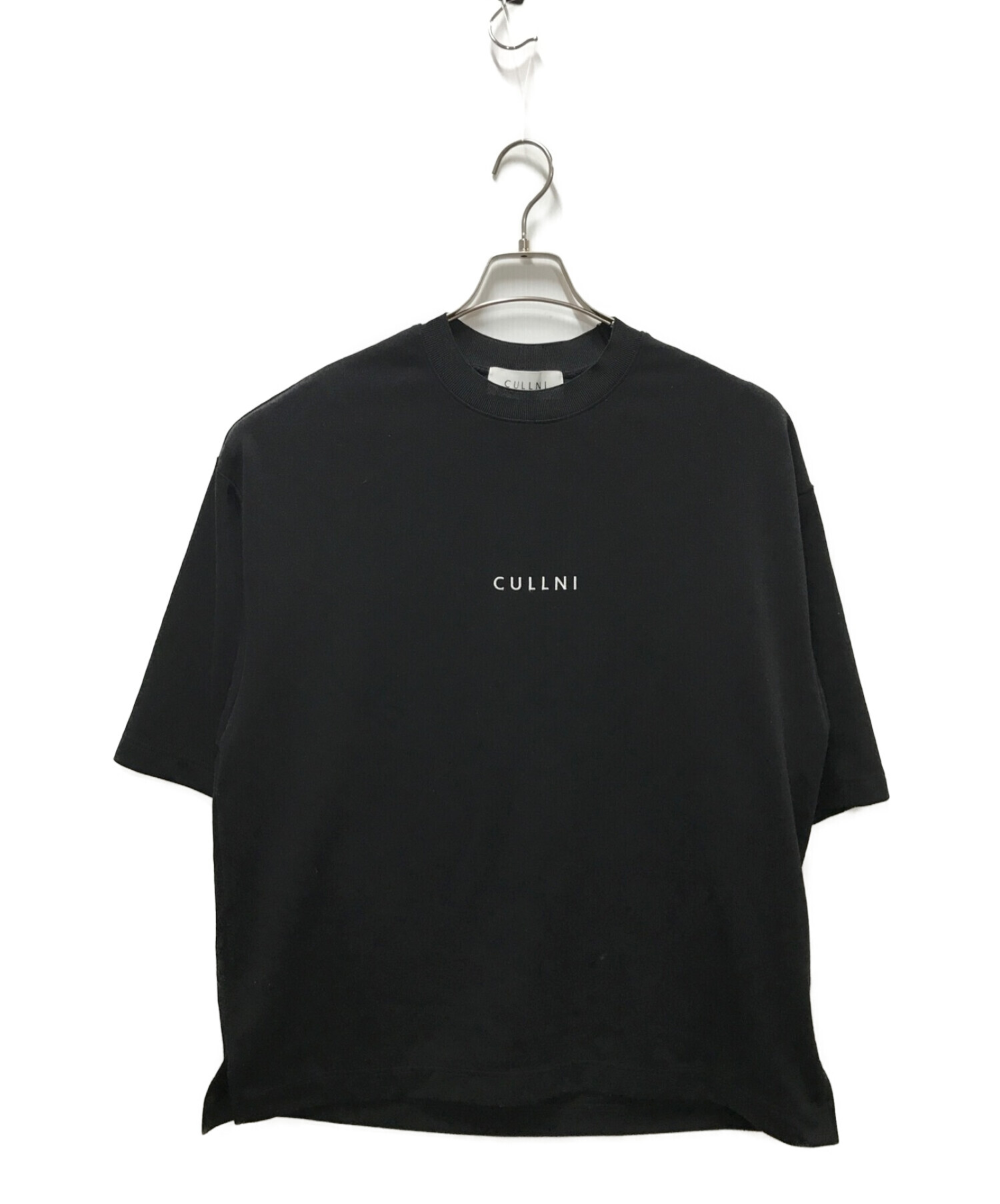 CULLNI (クルニ) 別注ロゴスウェットTシャツ ブラック サイズ:2