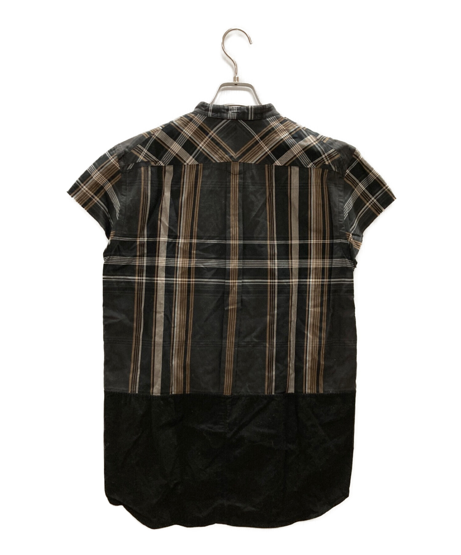 NUMBER (N)INE (ナンバーナイン) 09SSチェックシャツ ブラック サイズ:3