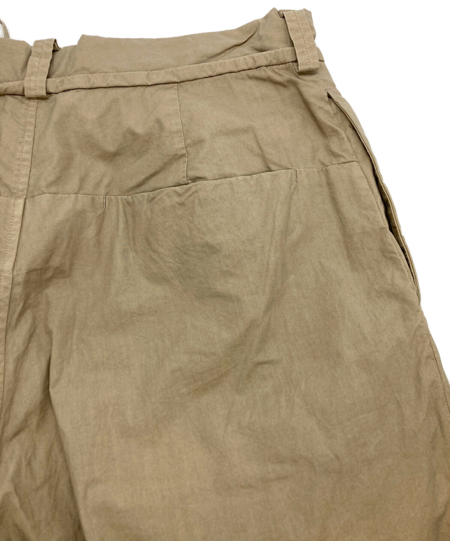 kontor (コントール) Back Seam Garment Dyed Pants ブラウン サイズ:1