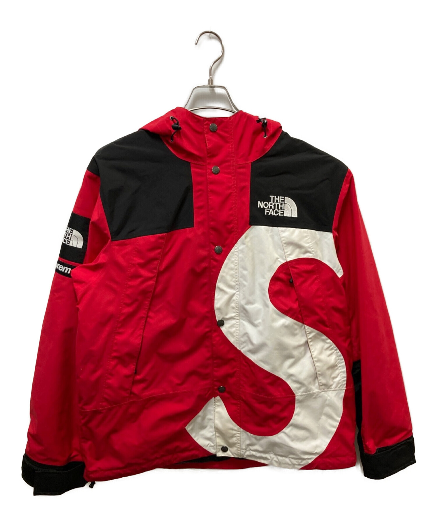 supreme north face mountain jacket red M