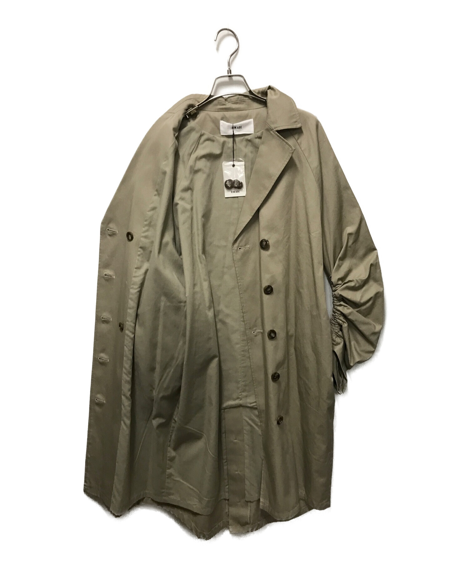 中古・古着通販】RIM.ARK (リムアーク) トレンチコート ベージュ 