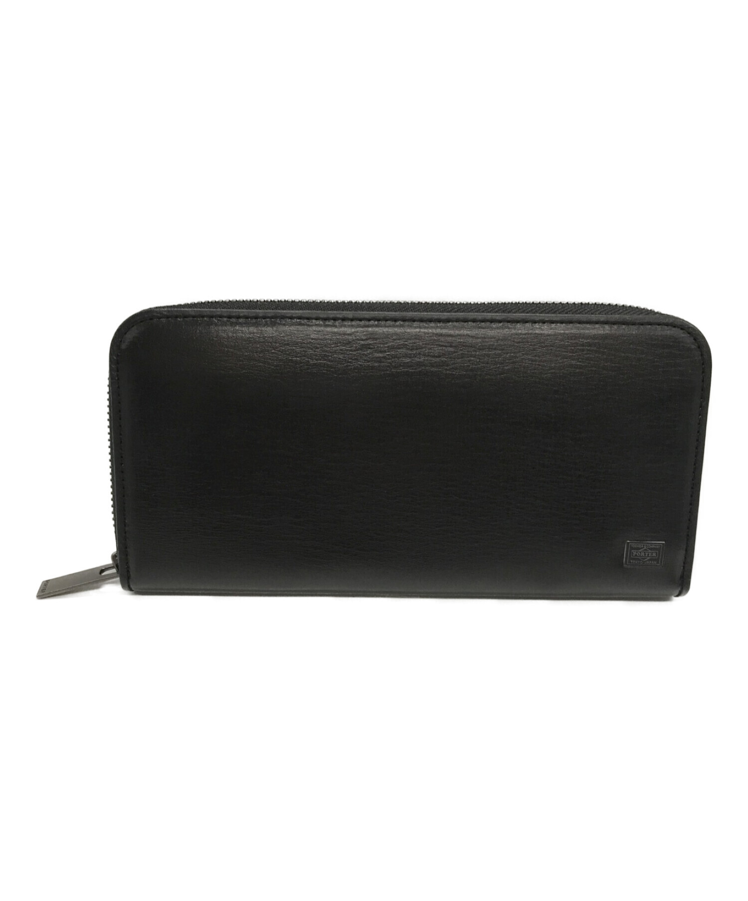 中古・古着通販】PORTER plume (ポータープリュム) 長財布 ブラック 