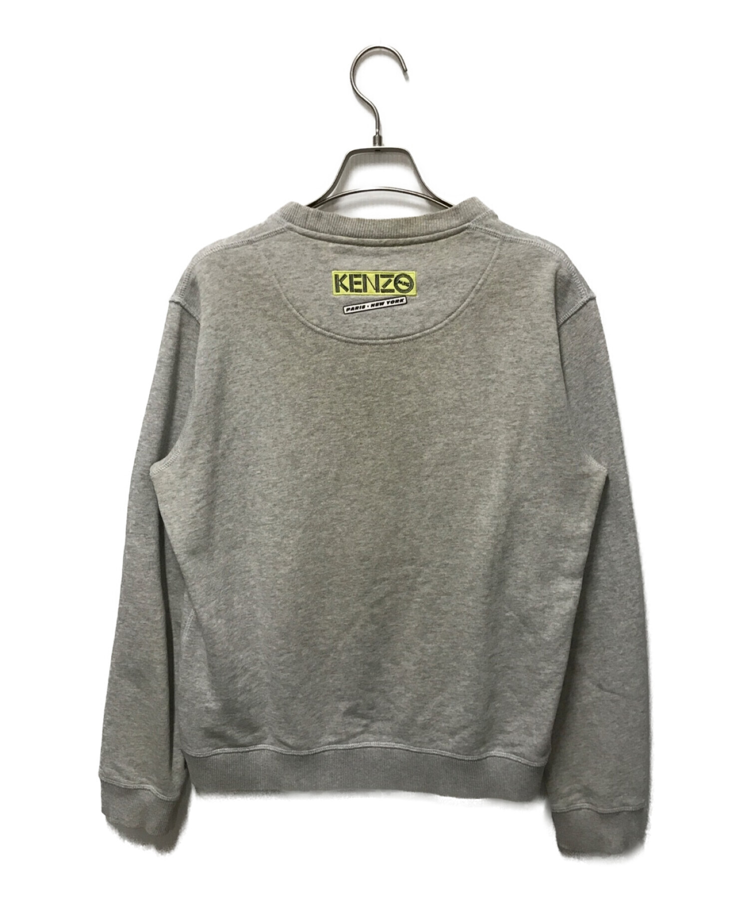 中古・古着通販】KENZO (ケンゾー) 刺繍スウェット グレー サイズ:XS 