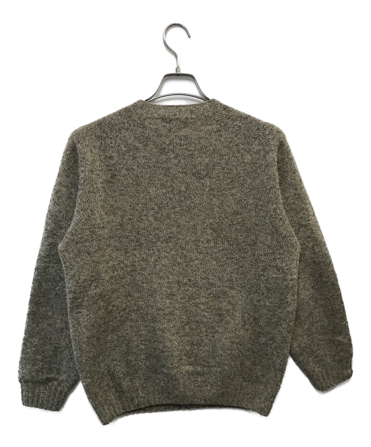 中古・古着通販】INVERALLAN (インバーアラン) ウールニット ブラウン  