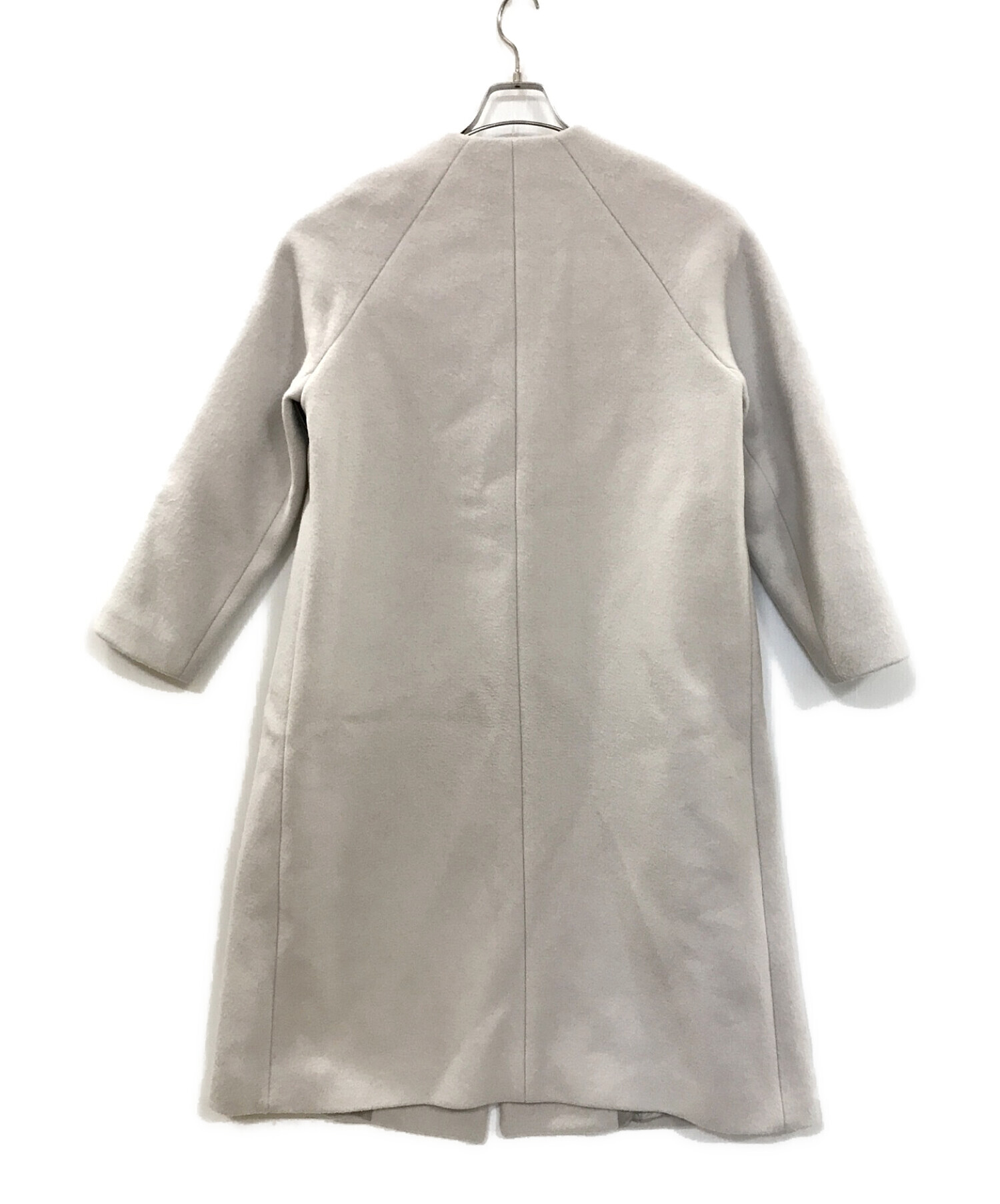 ANAYI 22AW ダブルビーバーダッフルコート グレー 36