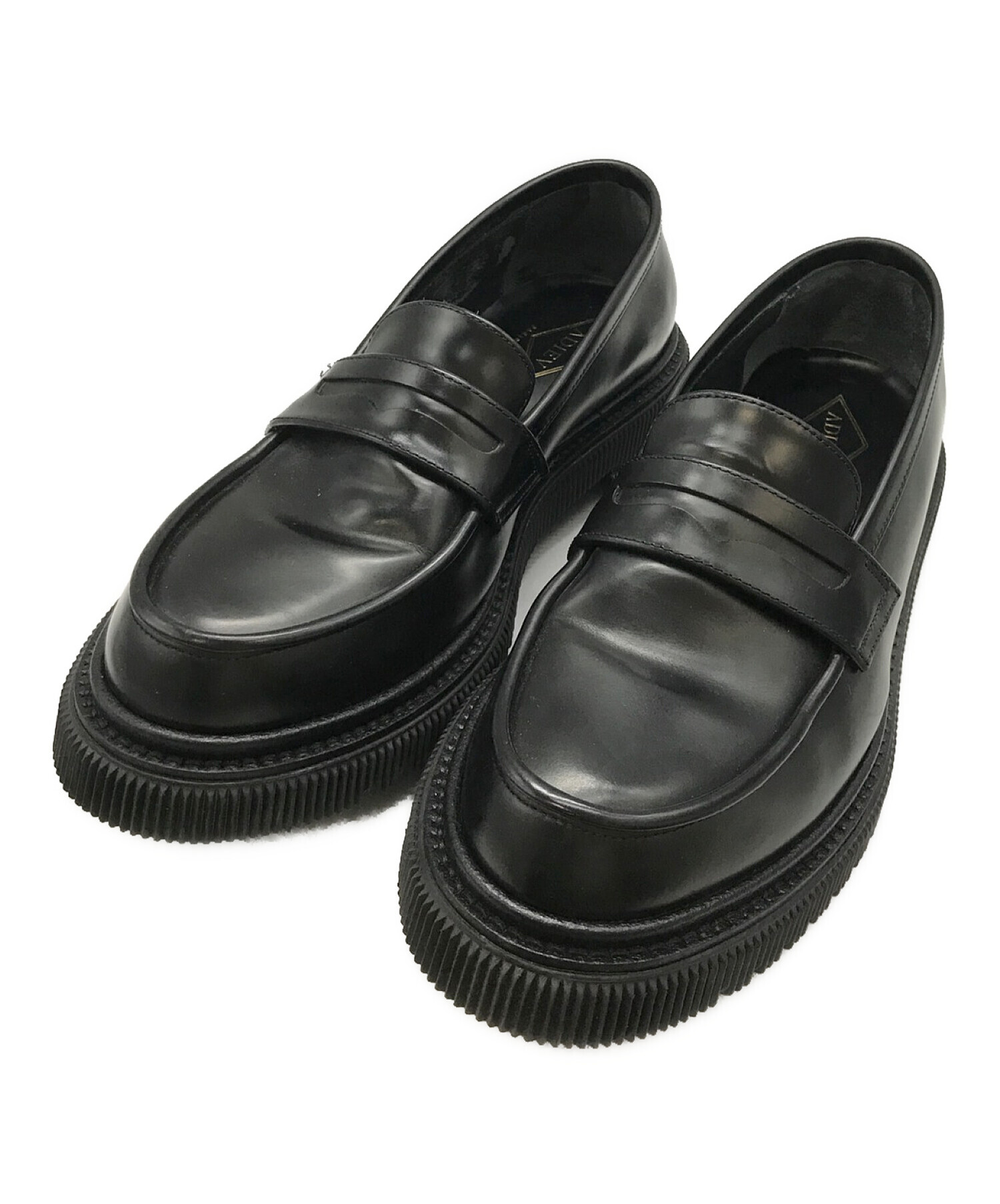 adieu アデュー ブラック ローファー 42 ローファー/42/BLK/SS23 Type