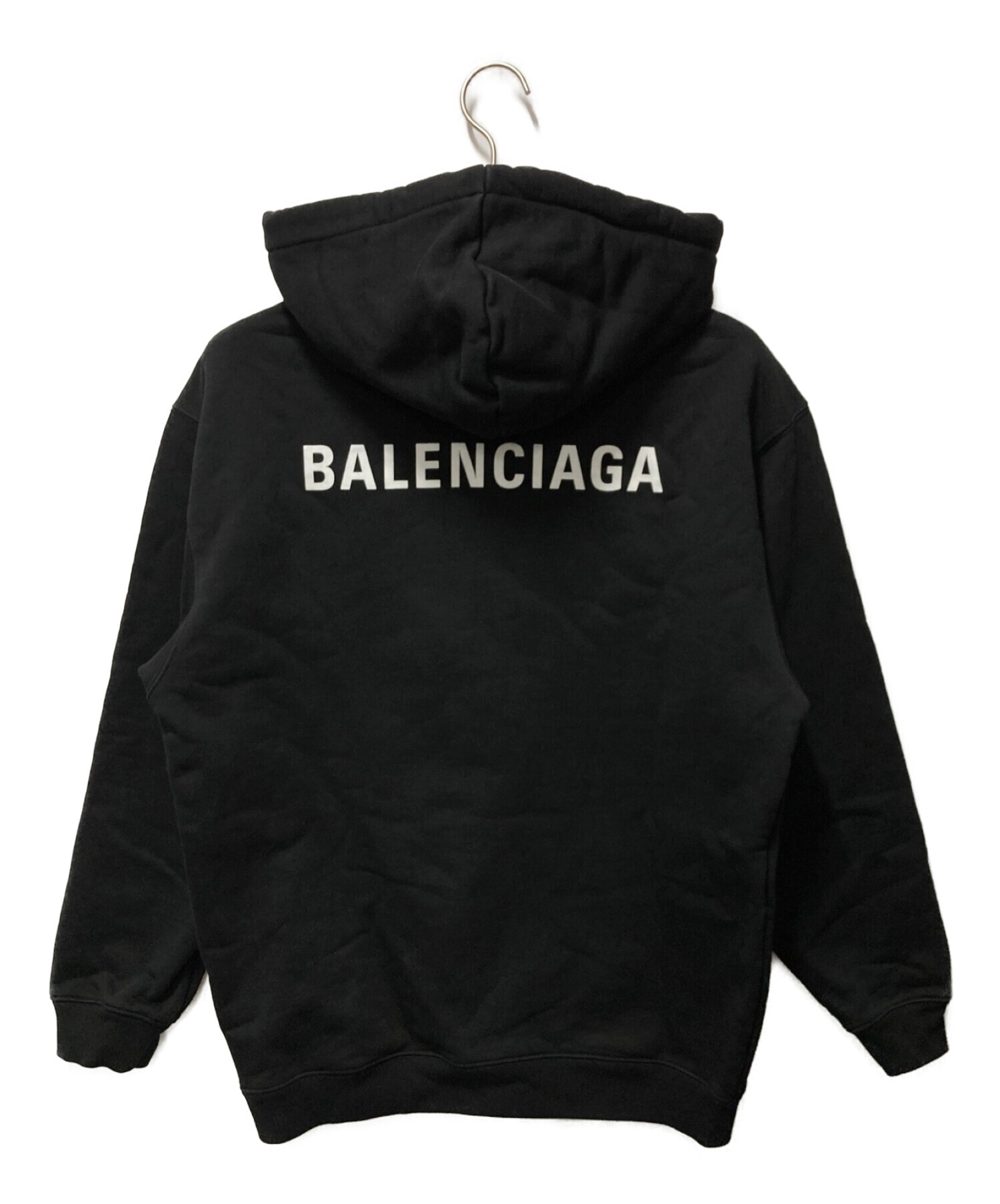 【新品 未使用】Balenciaga ロゴ入りフーディ XS
