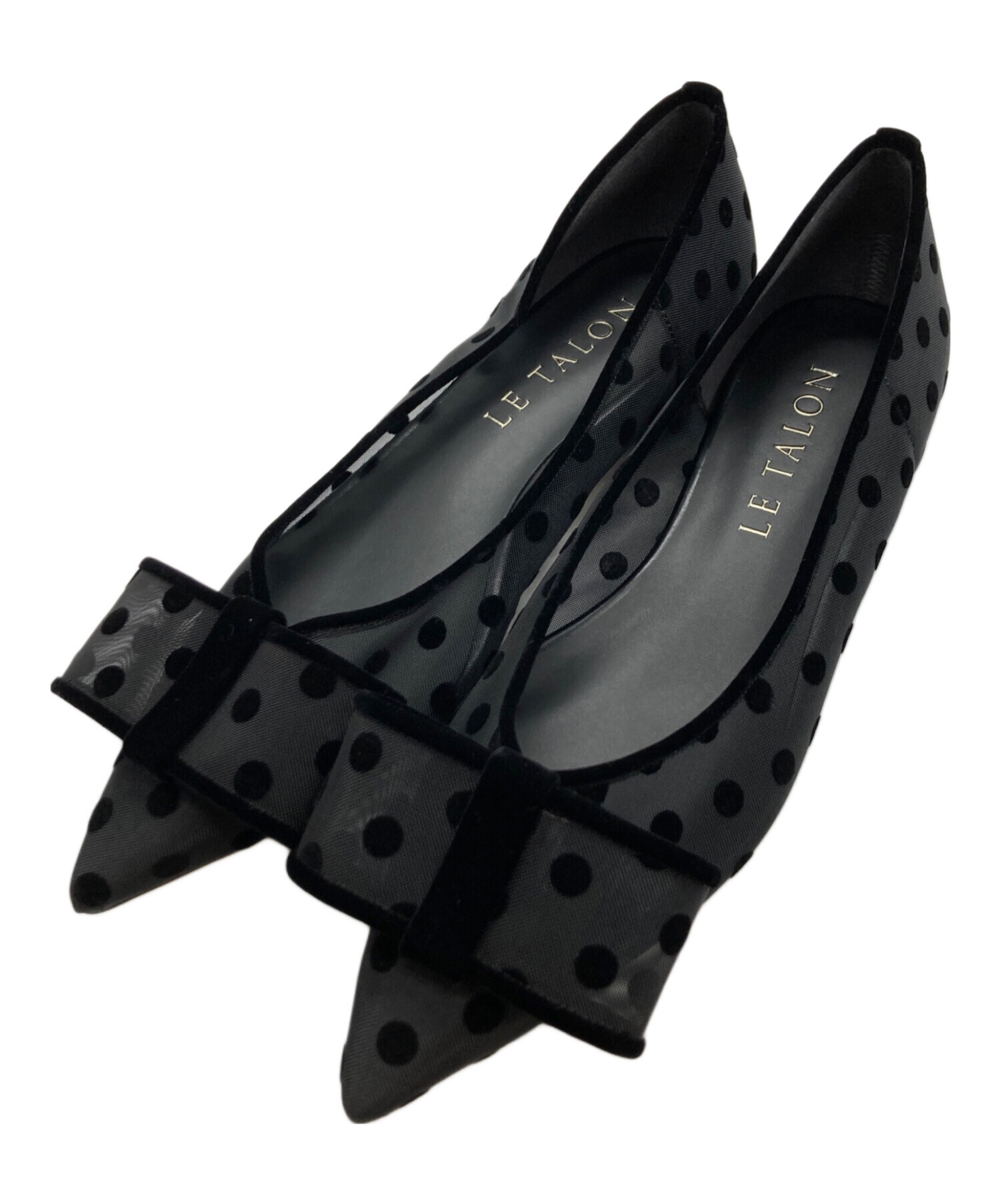 ルタロンポインテッドチュールリボンフラット24cm