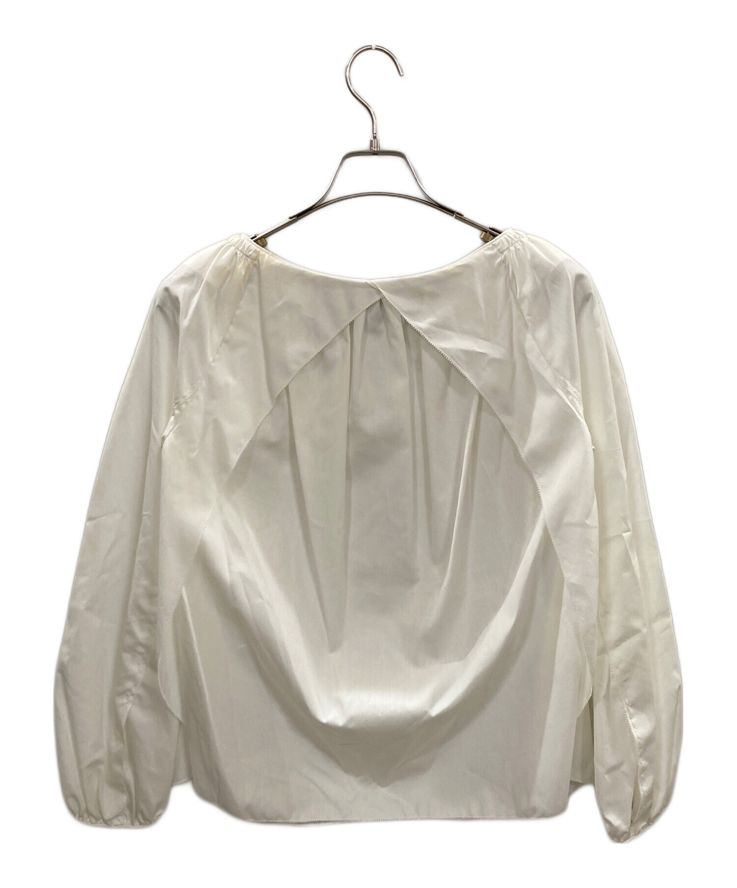 ドゥロワー ブラウス　36 ドロゥワーDRWERコットンブラウス36