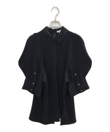 ENFOLD エンフォルドCOLLARED FLARE PULLOVER