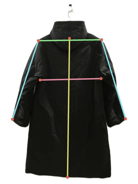 中古・古着通販】COMOLI (コモリ) Insulation Hooded Coat ブラック 