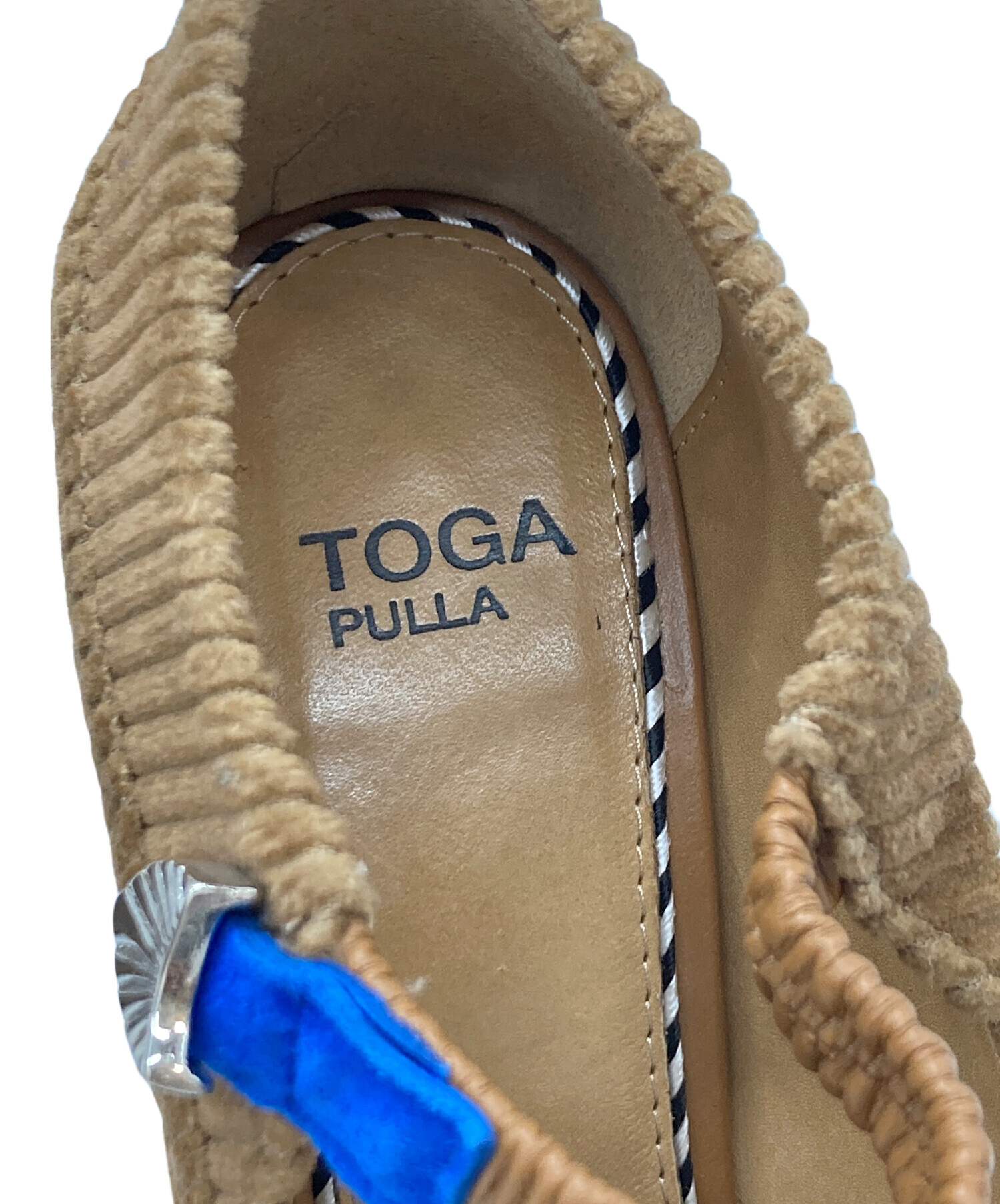 中古・古着通販】TOGA PULLA (トーガ プルラ) コーデュロイパンプス 