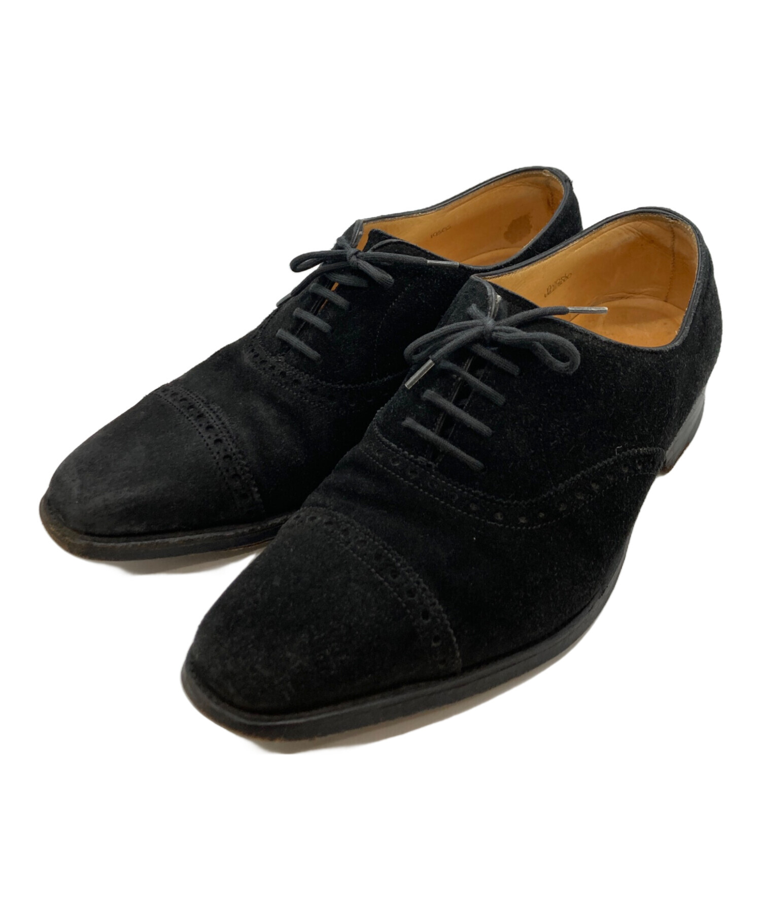 ジョンロブ ウイングチップ ドレス シューズ ブラック 6E JOHN にくい LOBB