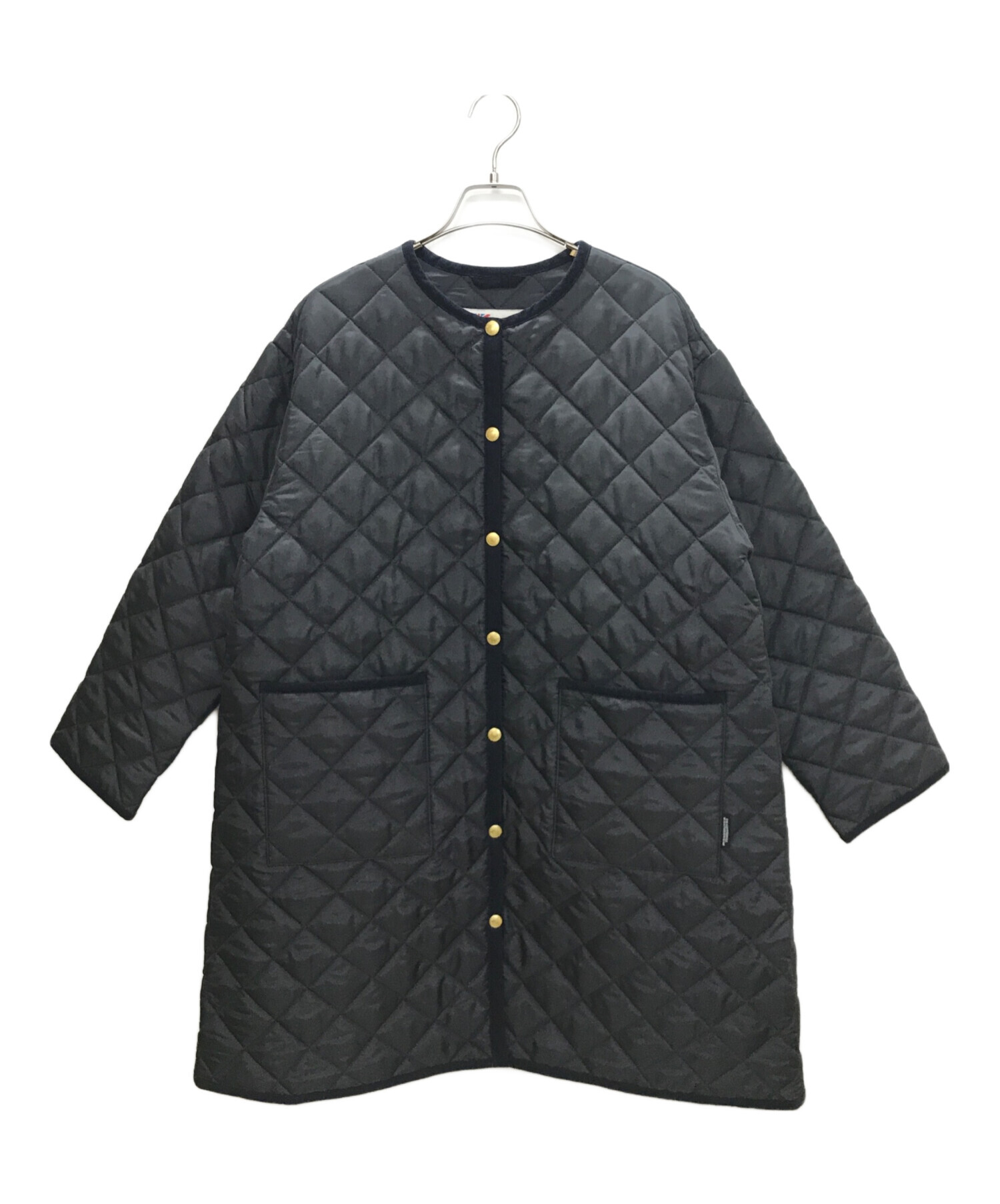 トラディショナルウェザーウェア キルティングコート サイズ36 ネイビー