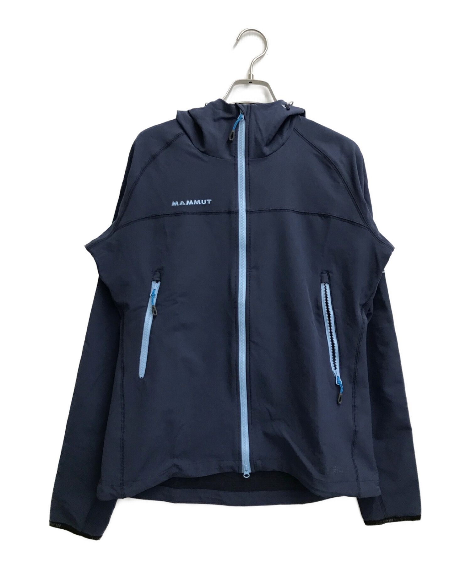 MAMMUT (マムート) SOFtech CLIMB Light Hooded Jacket ブルー サイズ:L