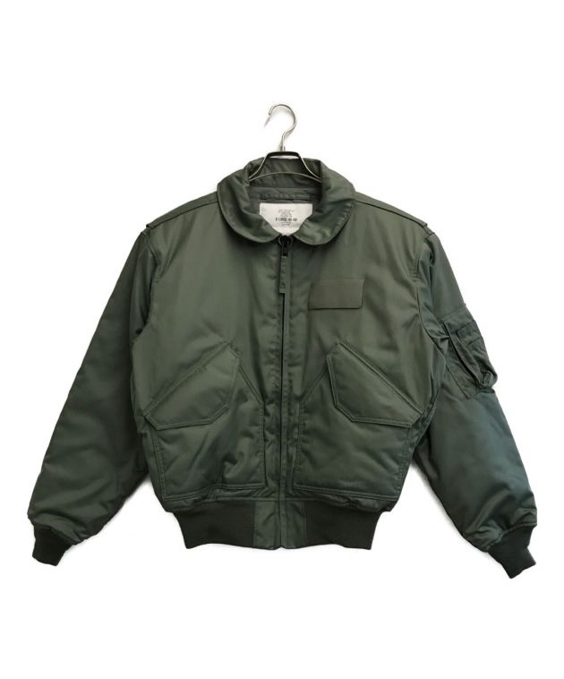 中古・古着通販】HOUSTON (ヒューストン) フライトジャケット オリーブ 