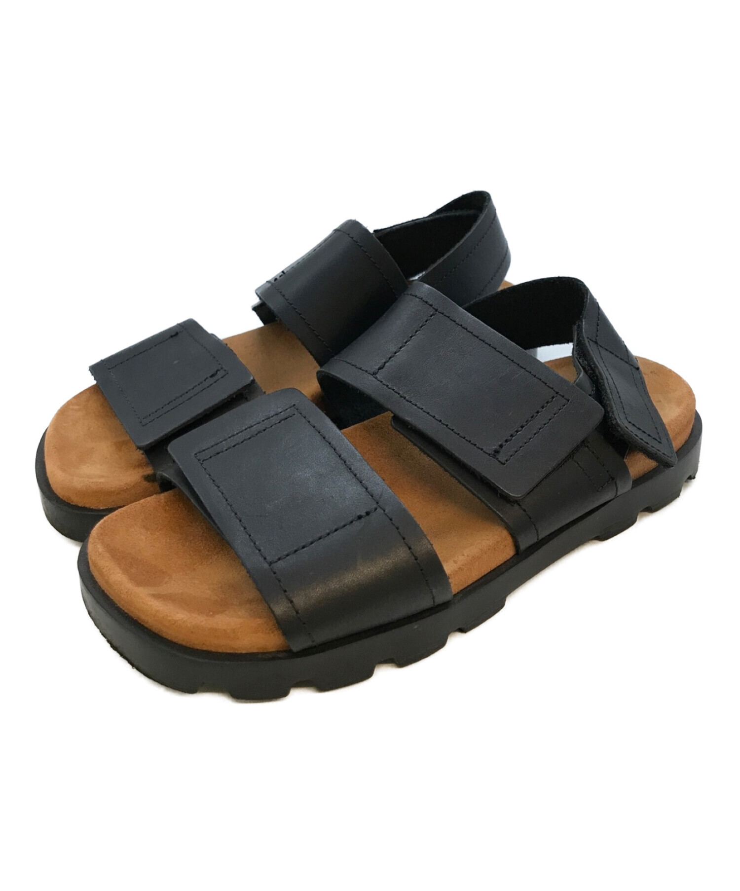 中古・古着通販】CAMPER (カンペール) ブルータスサンダル ブラック 