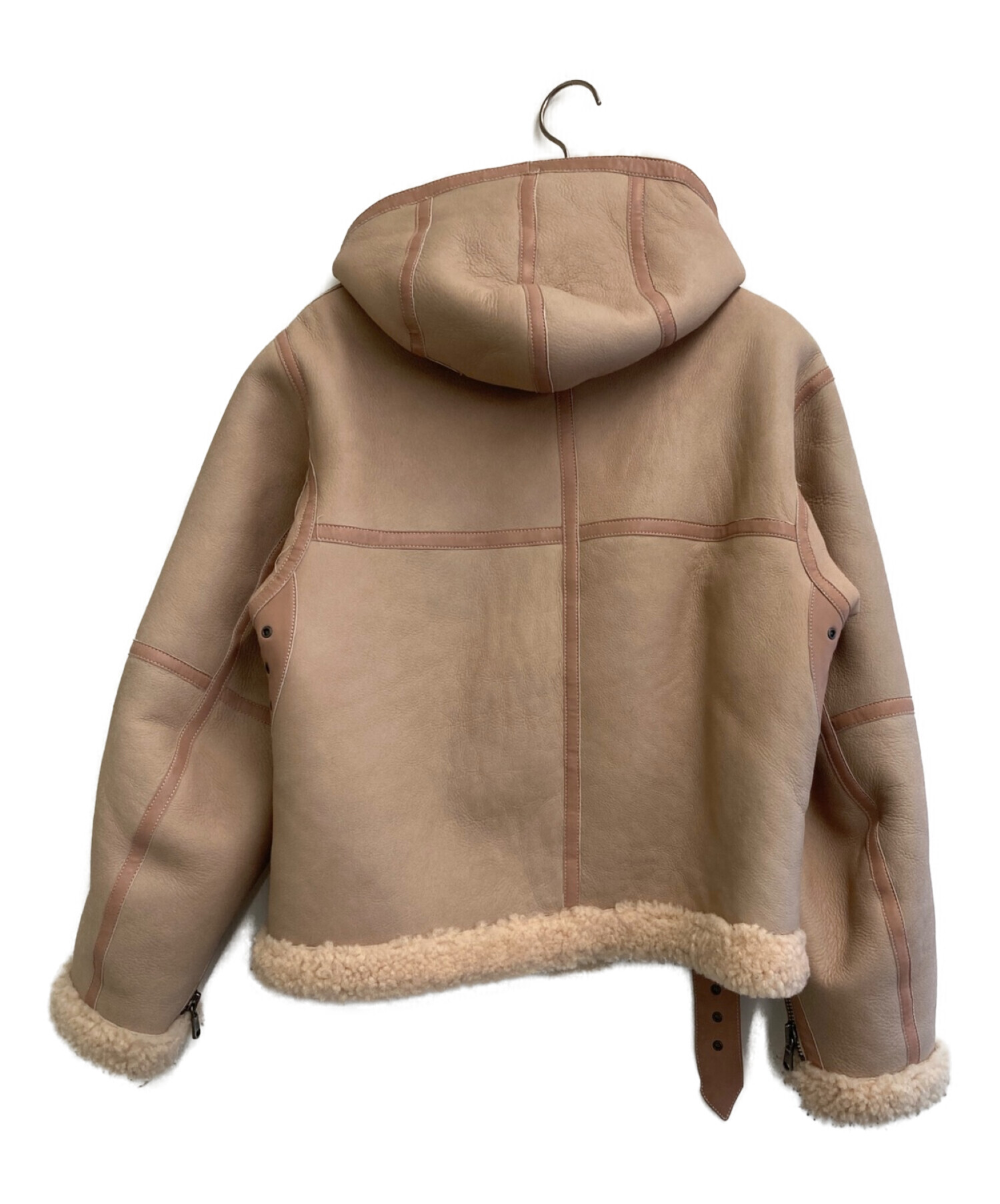 LANVIN レザージャケット サイズ40 無い ブラウン