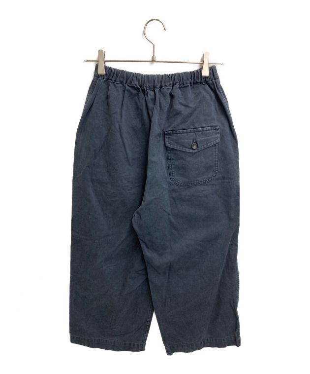 中古・古着通販】ゴーシュ (ゴーシュ) カツラギワイドパンツ ネイビー  