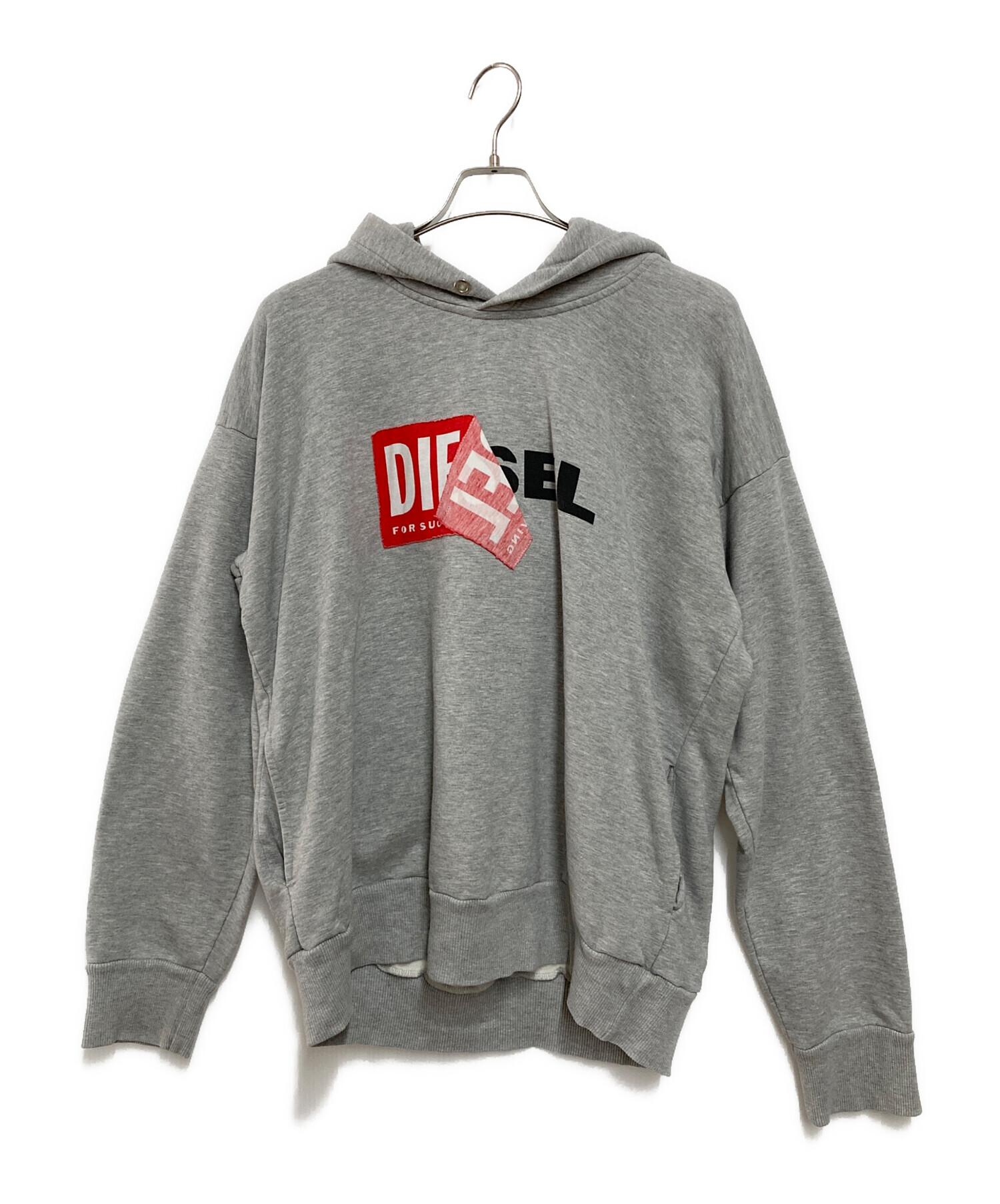 DIESEL パーカー M HC-S-DIVISION FELPA めり込ん ブラック 
