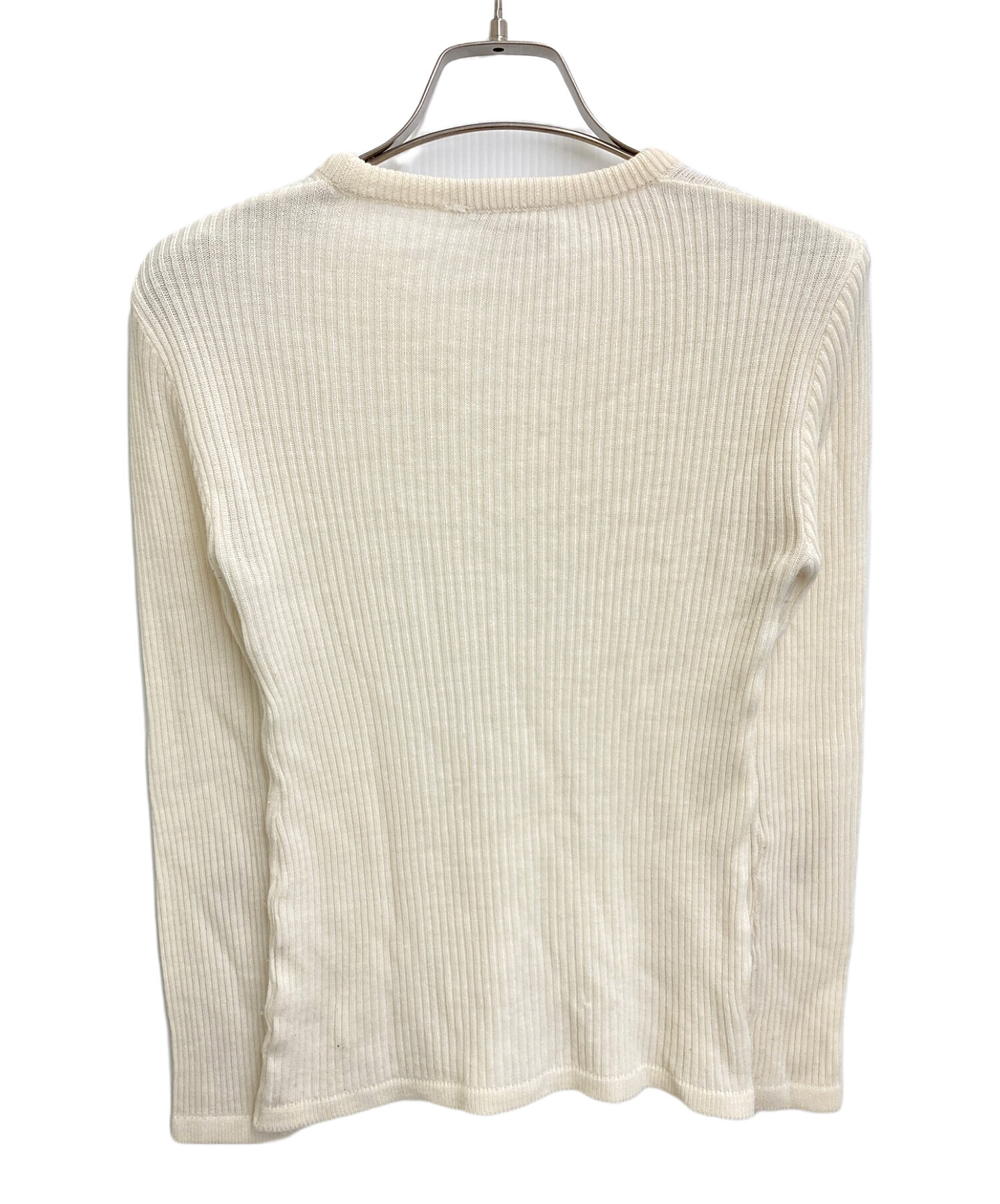 中古・古着通販】courreges (クレージュ) ヴィンテージリブニット 