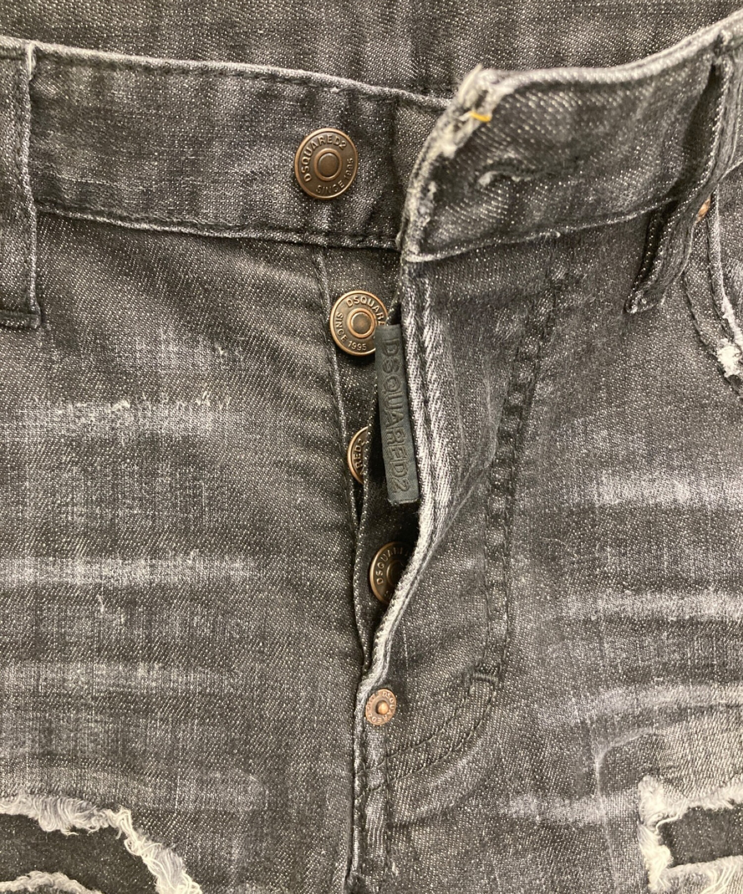 中古・古着通販】DSQUARED2 (ディースクエアード) クラッシュリペア  