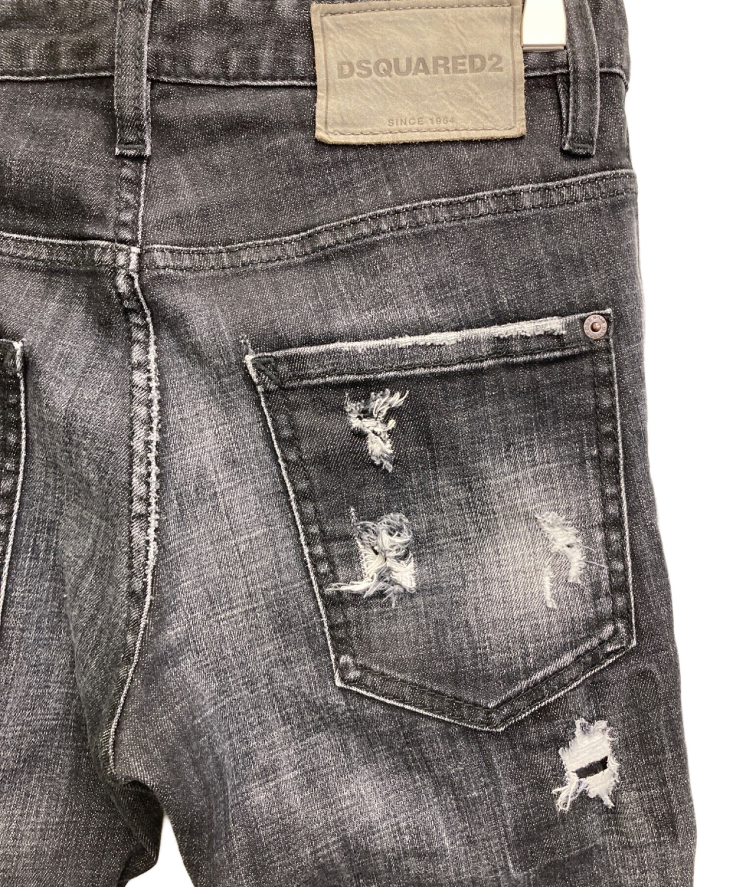 中古・古着通販】DSQUARED2 (ディースクエアード) クラッシュリペア  