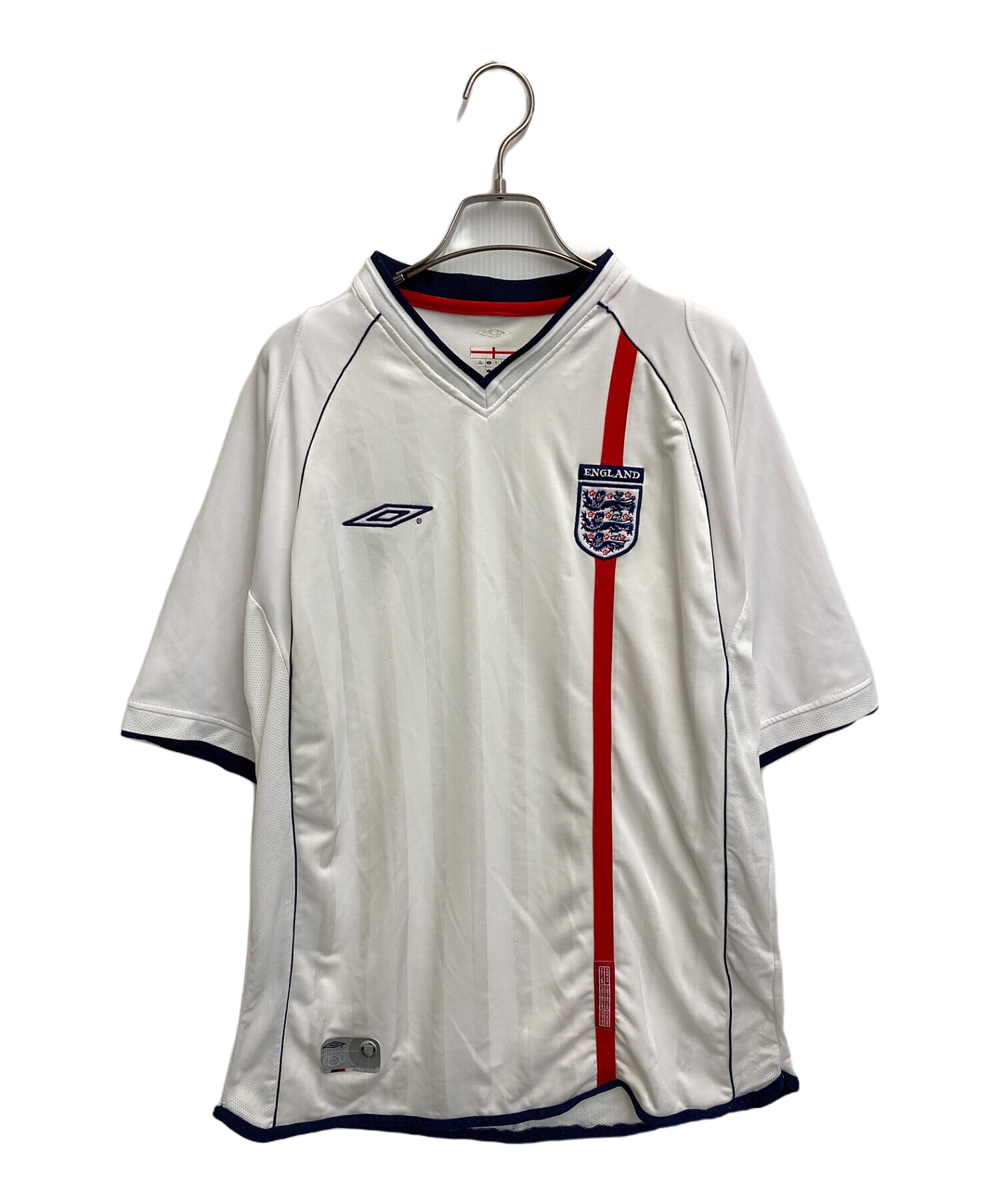 中古・古着通販】UMBRO (アンブロ) ゲームシャツ ホワイト×レッド 