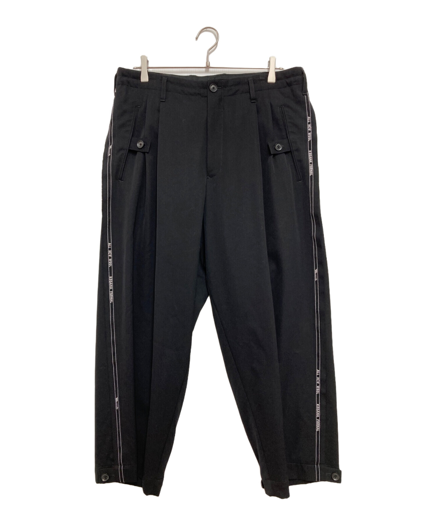 Yohji Yamamoto POUR HOMME ヨウジヤマモトワイドパンツS Yohji Yamamoto POUR HOMME ワイドパンツ