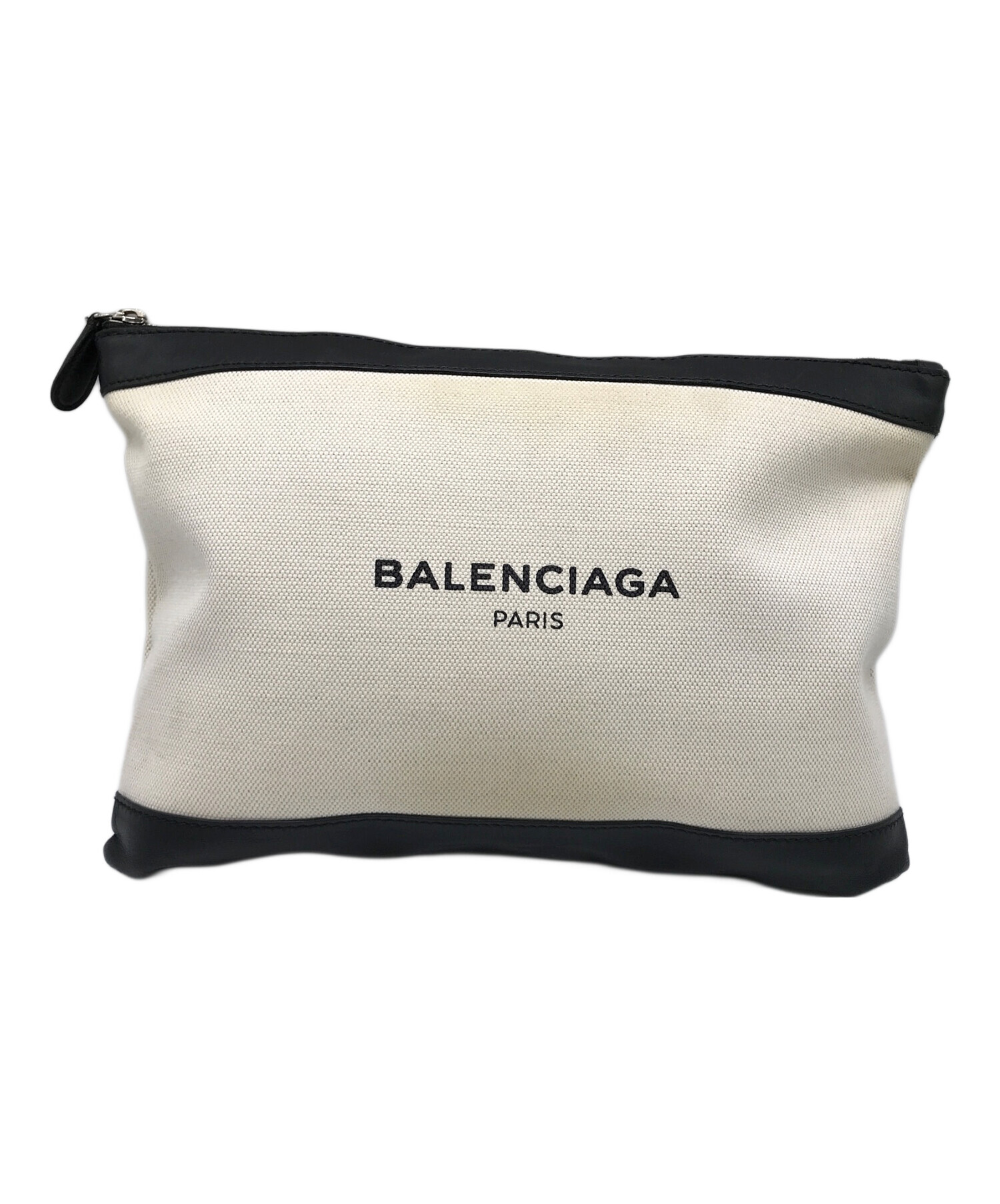 BALENCIAGA クラッチバッグ ホワイト・ブラック