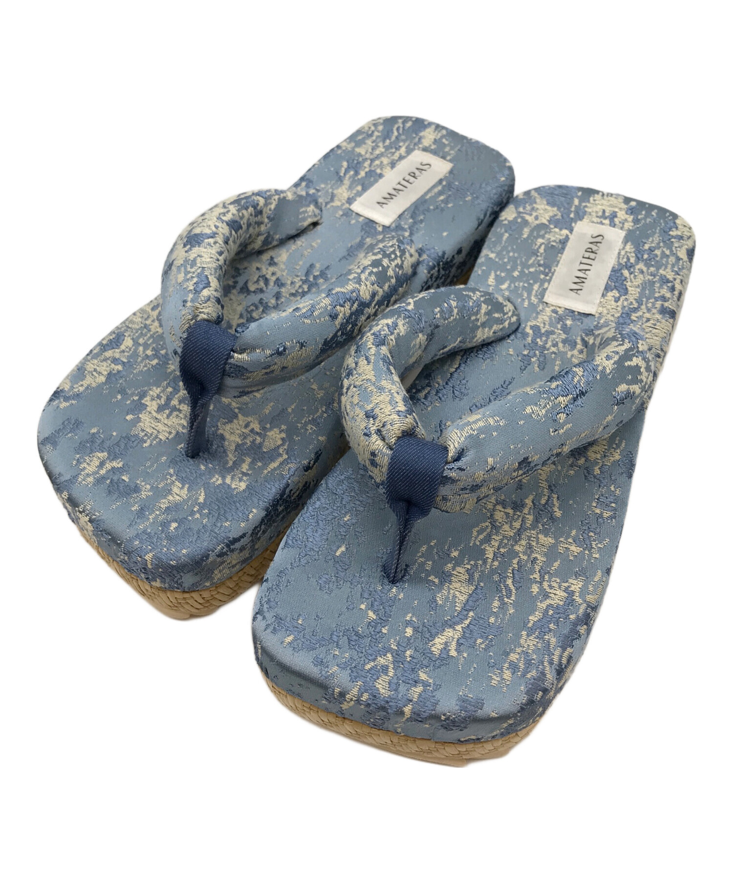 中古・古着通販】AMATERAS (アマテラス) 下駄サンダル スカイブルー 