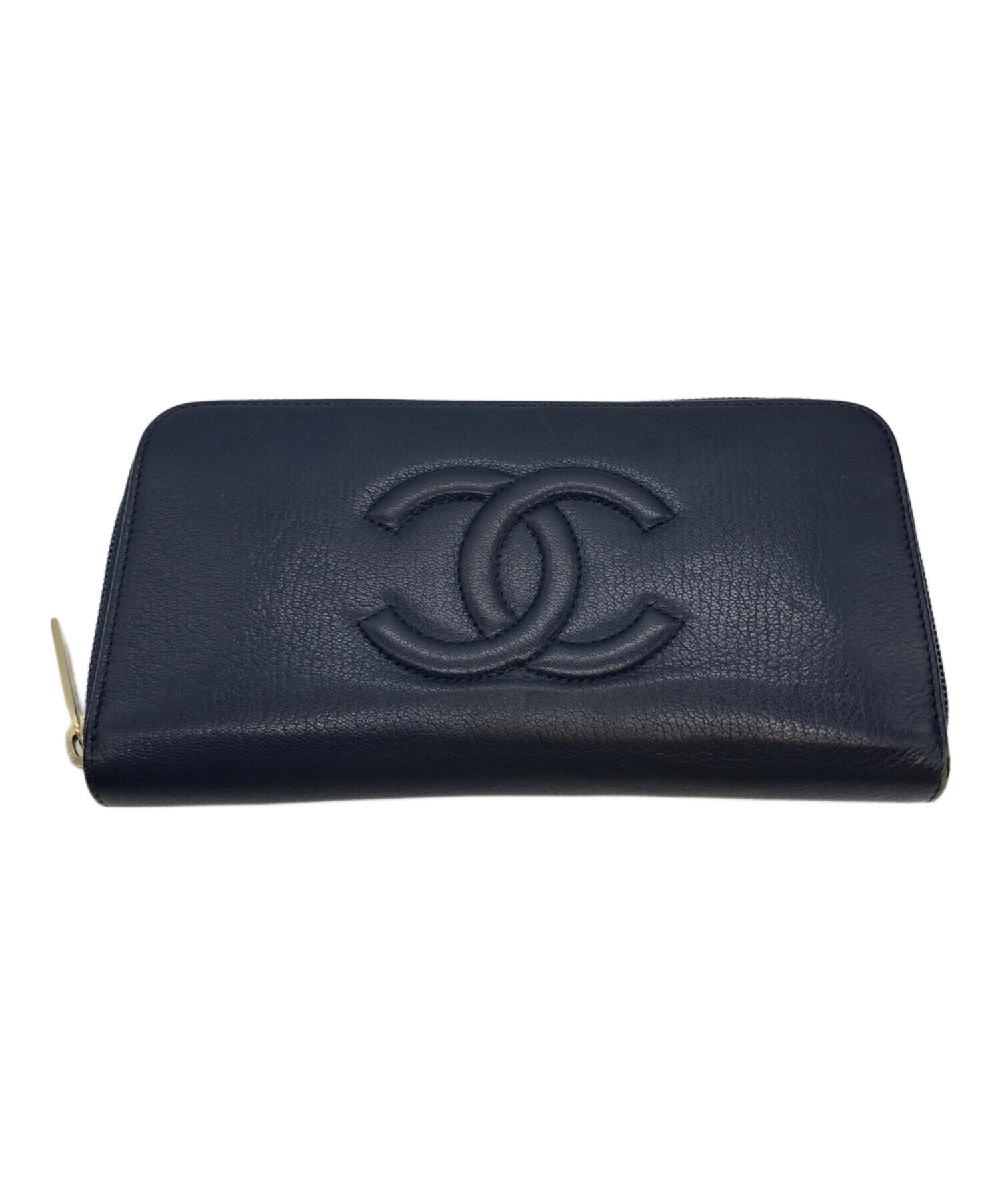 中古・古着通販】CHANEL (シャネル) ココマークラウンドファスナー長 