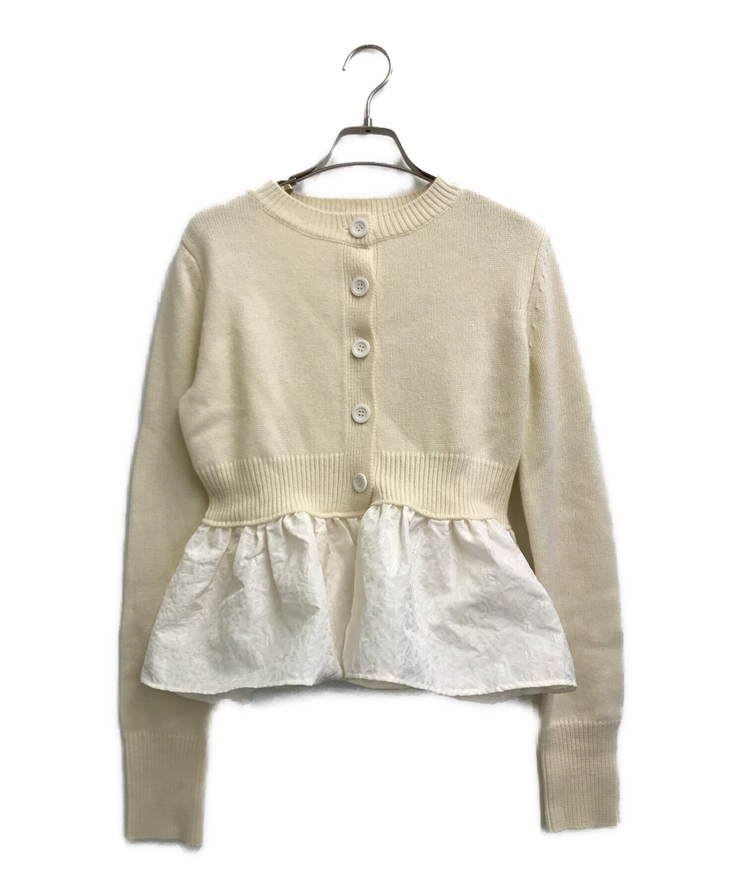 新品タグ付き。OHGA DOCKING FRILL KNIT 【公式通販】
