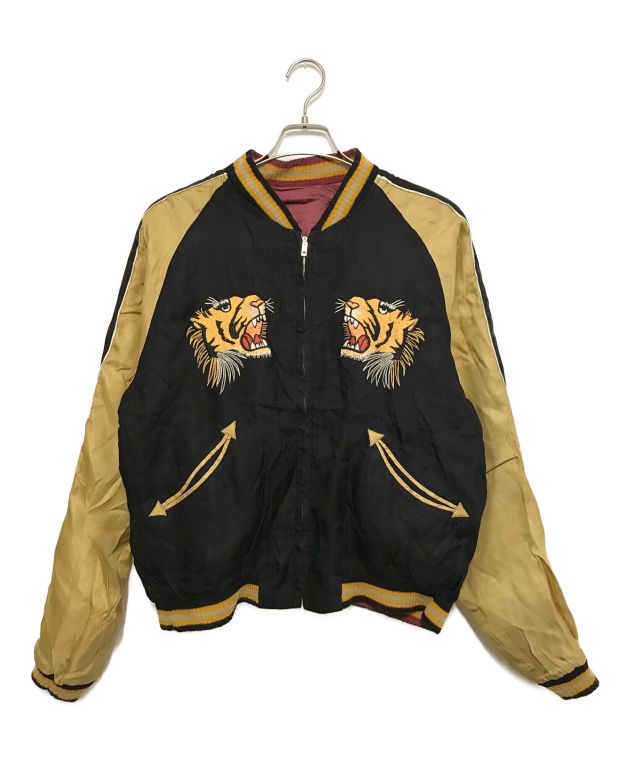 ☆テーラー東洋 港商 スカジャン 硫黄島×笹虎 TT10797 リバーシブル