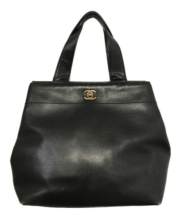 3-1317 CHANELエグゼクティブターンロック2WAYトートバック｜レディース