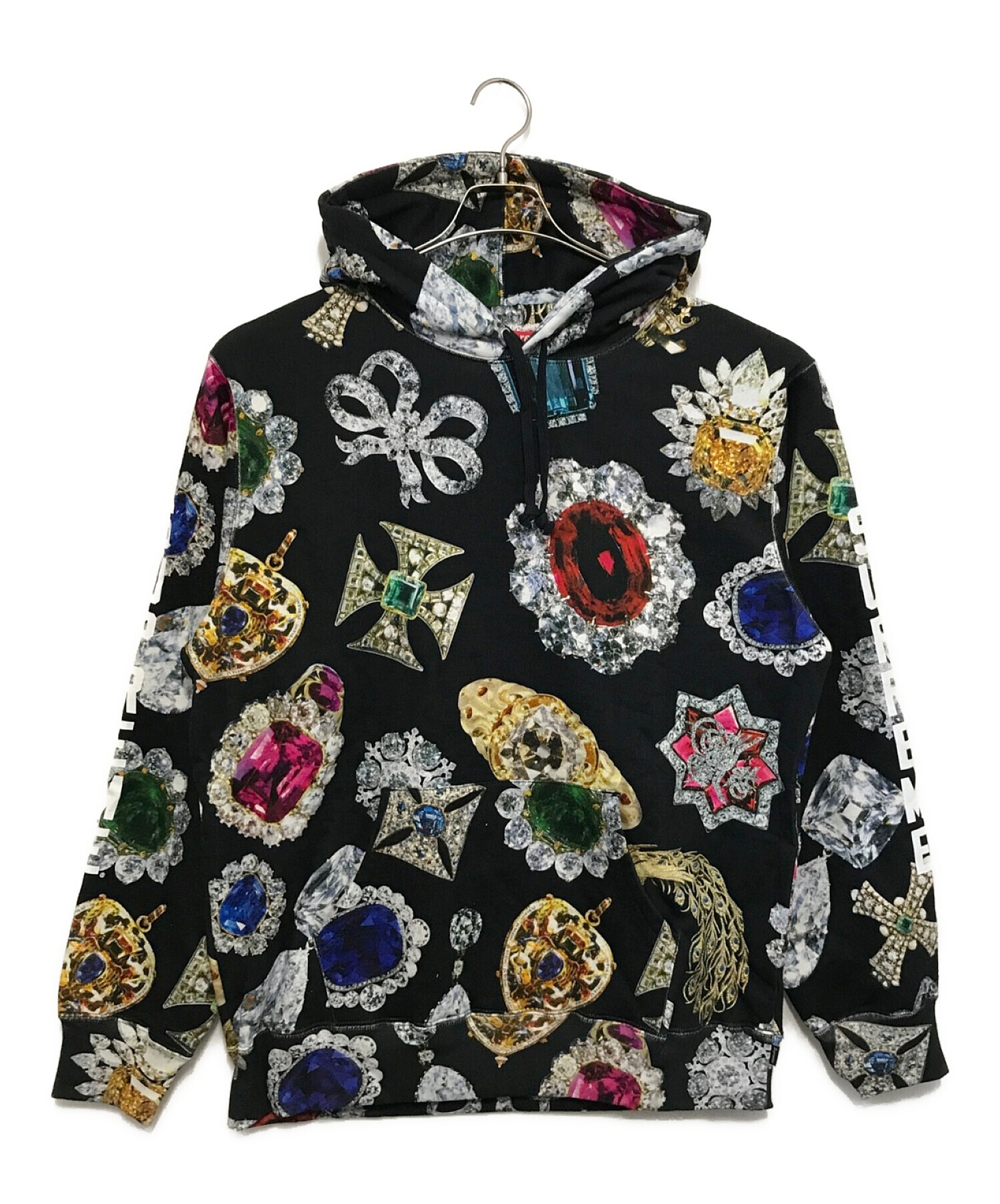 SUPREME (シュプリーム) Jewels Hooded Sweatshirt / ジュエルズ フーデッド スウェットシャツ ブラック  サイズ:XLarge