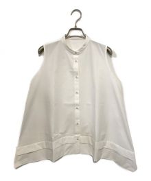 中古・古着通販】Nala (ナラ) バンドカラースイムシャツ ホワイト 