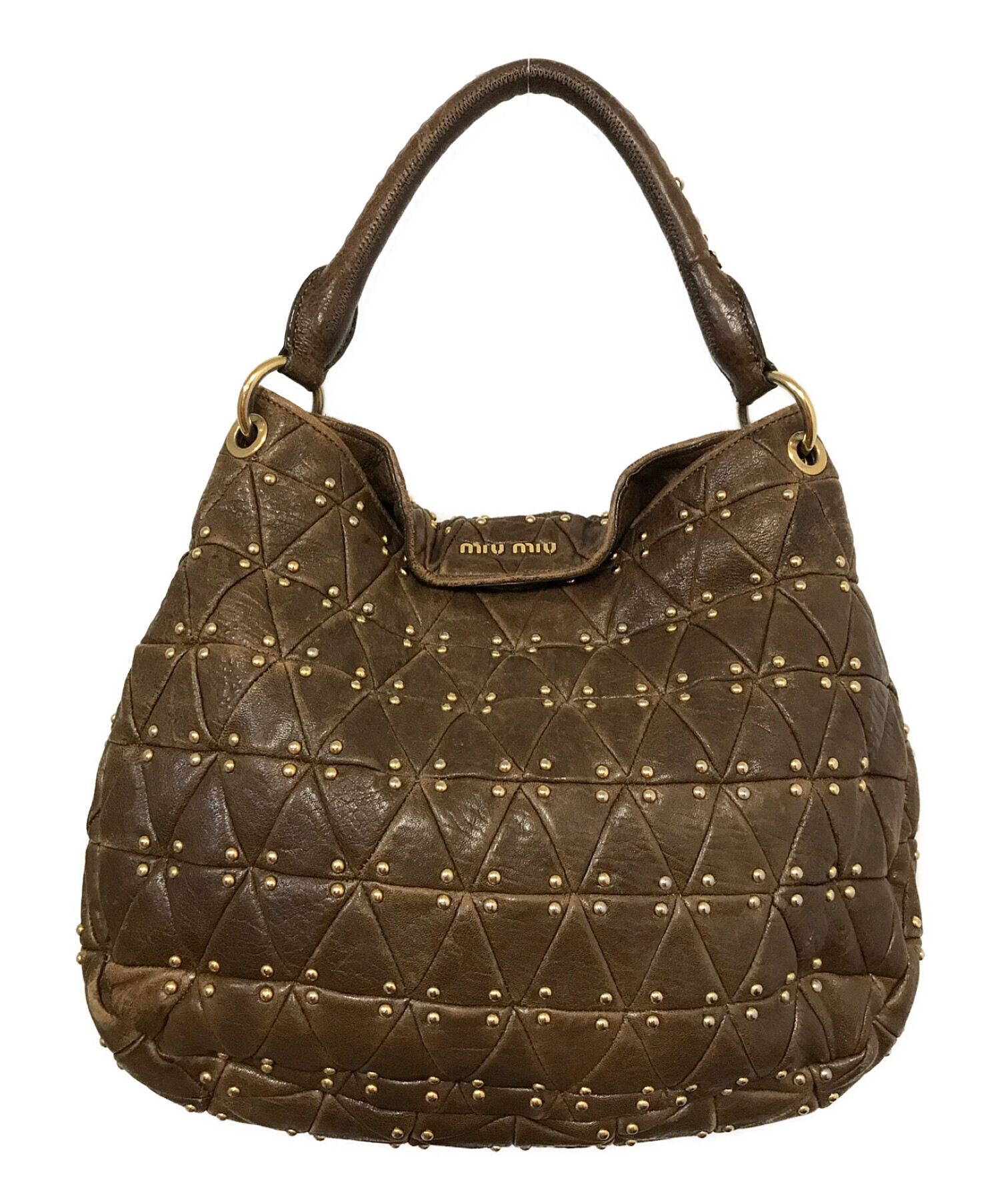 miumiu スタッズ2wayバッグ 【公式通販】