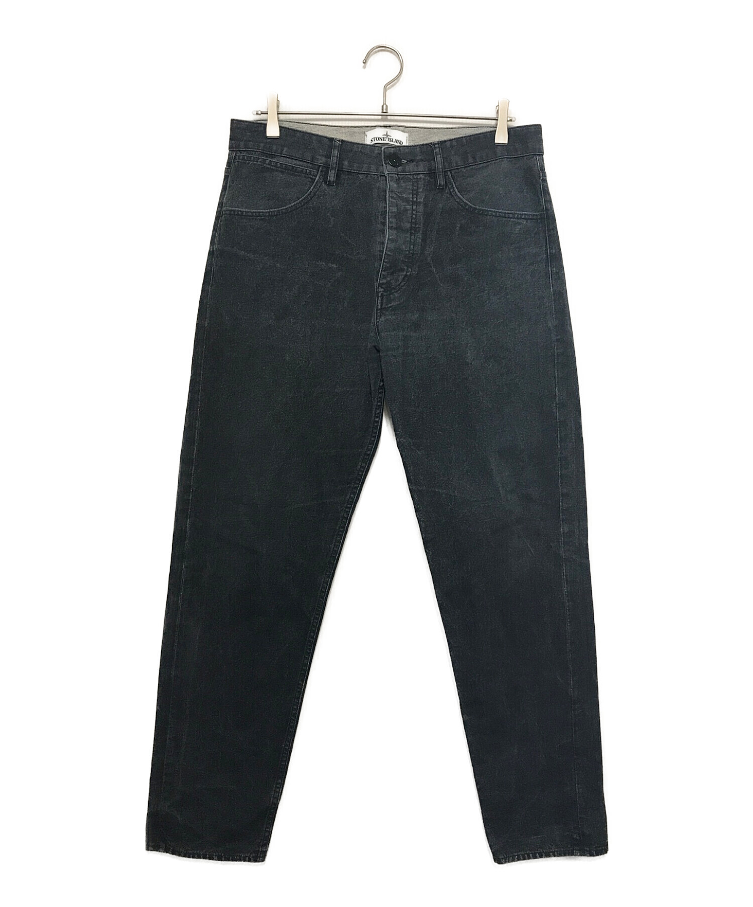中古・古着通販】STONE ISLAND (ストーンアイランド) テーパードデニム  