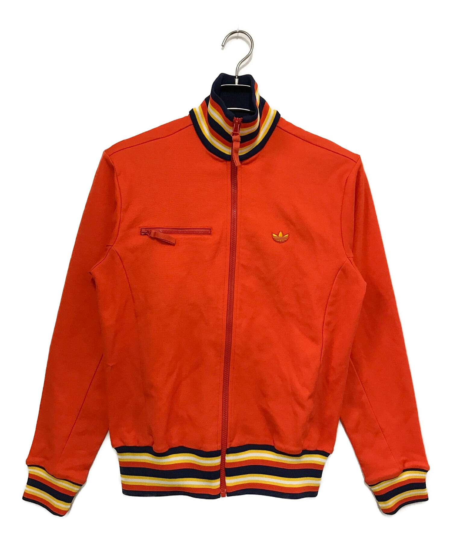 中古・古着通販】adidas (アディダス) トラックジャケット オレンジ 