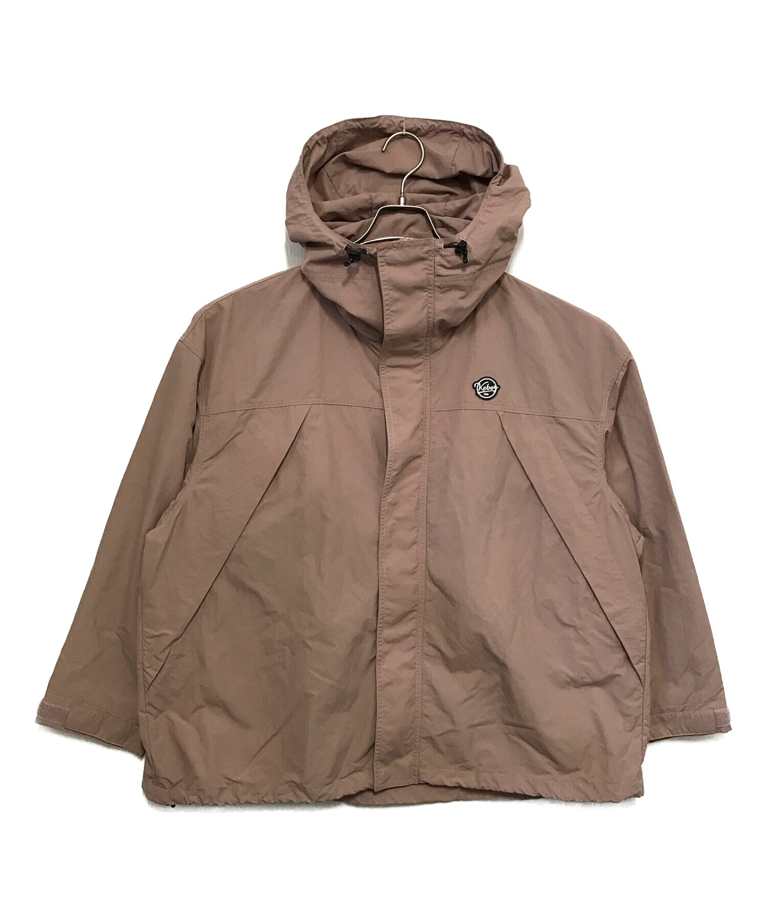 中古・古着通販】KEBOZ (ケボズ) NYLON HOODIE JACKET ピンク サイズ 