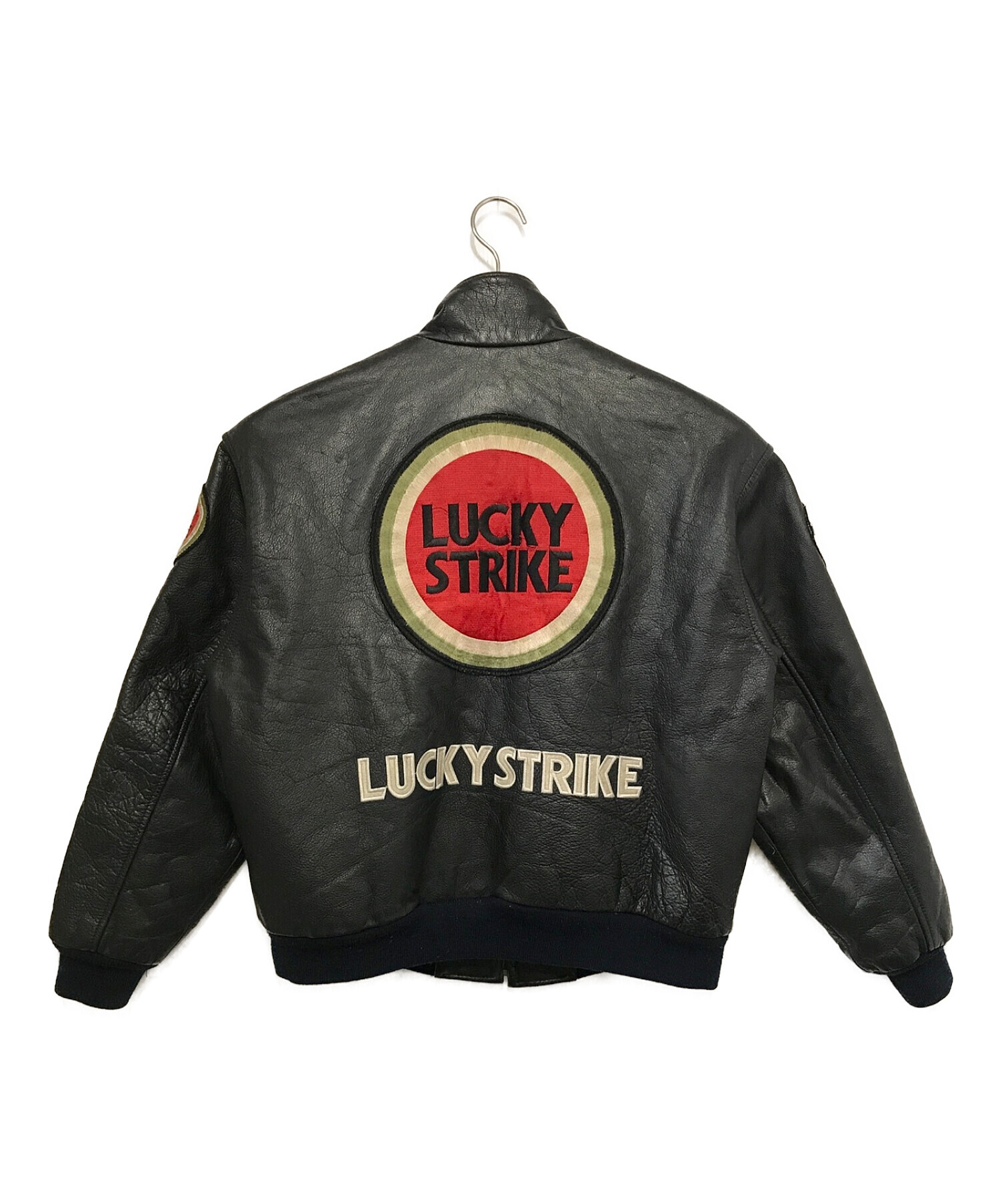 LUCKY STRIKE レザー シングル ジャケット ラッキーストライク-
